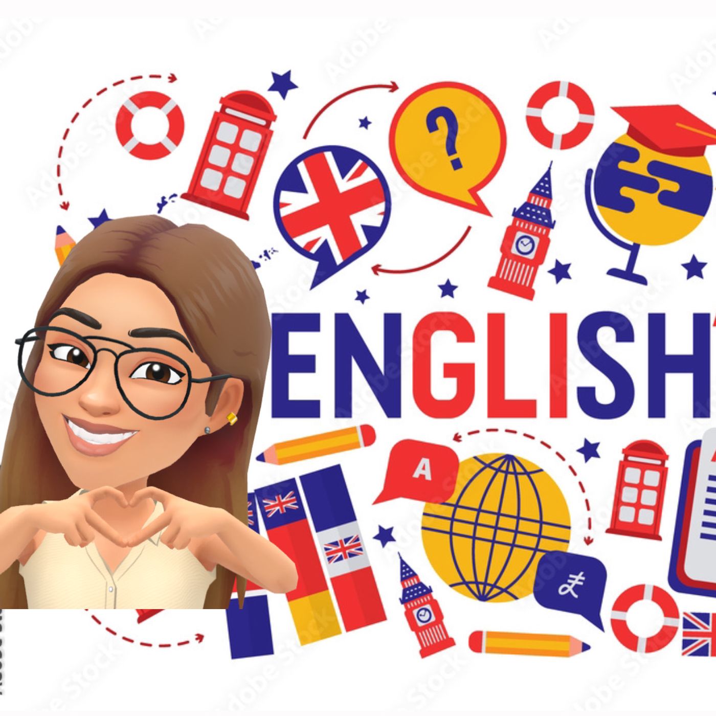Alba teaches English podcast artwork