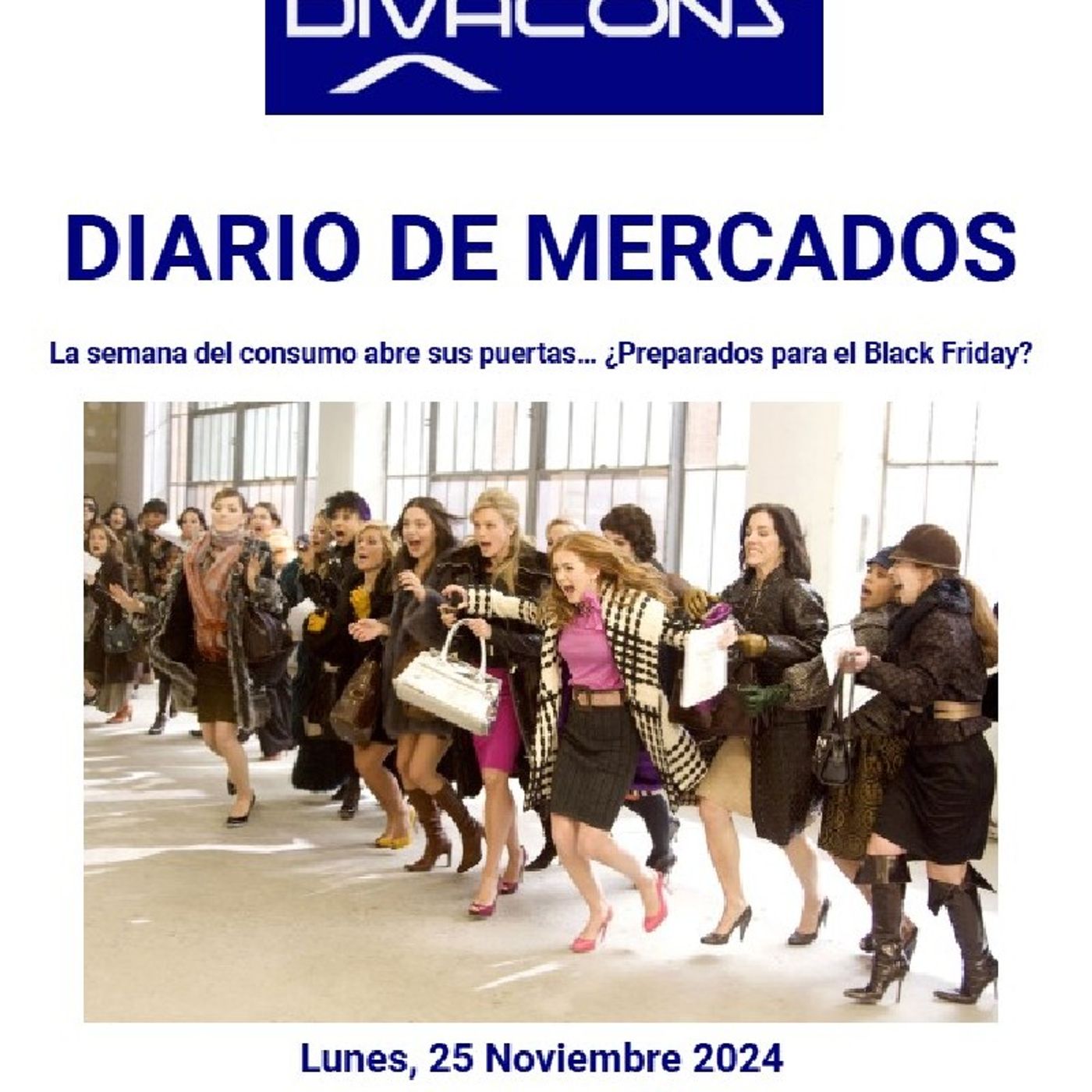PODCAST en abierto DIARIO DE MERCADOS Lunes 25 Nov episode artwork