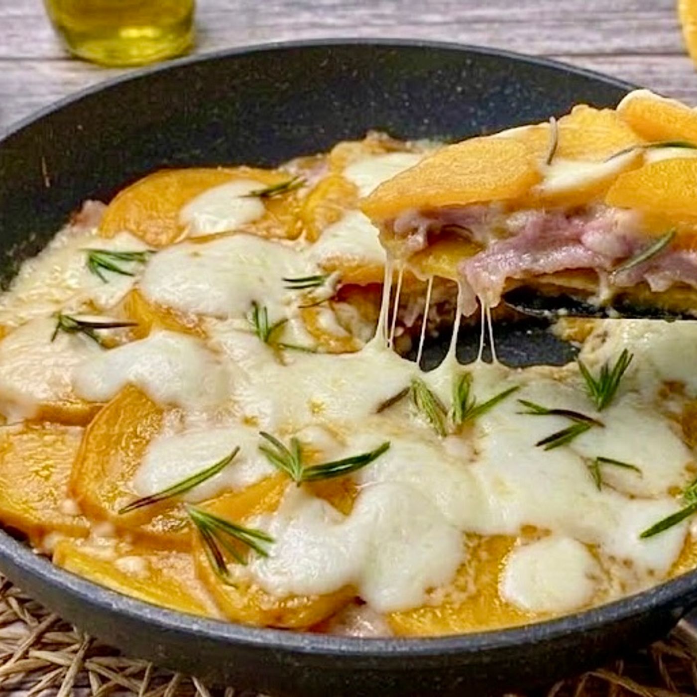 Parmigiana di zucca in padella pronta in pochi minuti SENZA FORNO
