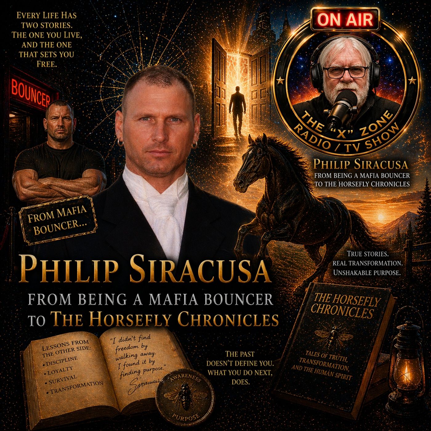 Rob McConnell Interviews - PHILIP SIRACUSA - From Being A  Mafia Bouncer to The Horsefly Chronicles