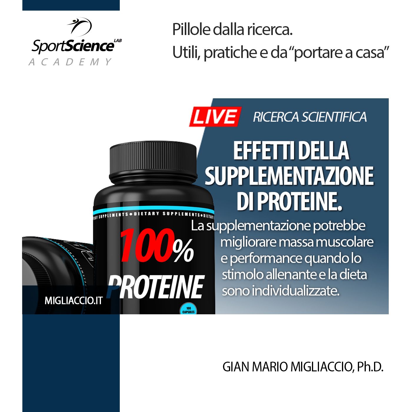 Effetti  della  supplementazione  di  proteine episode artwork