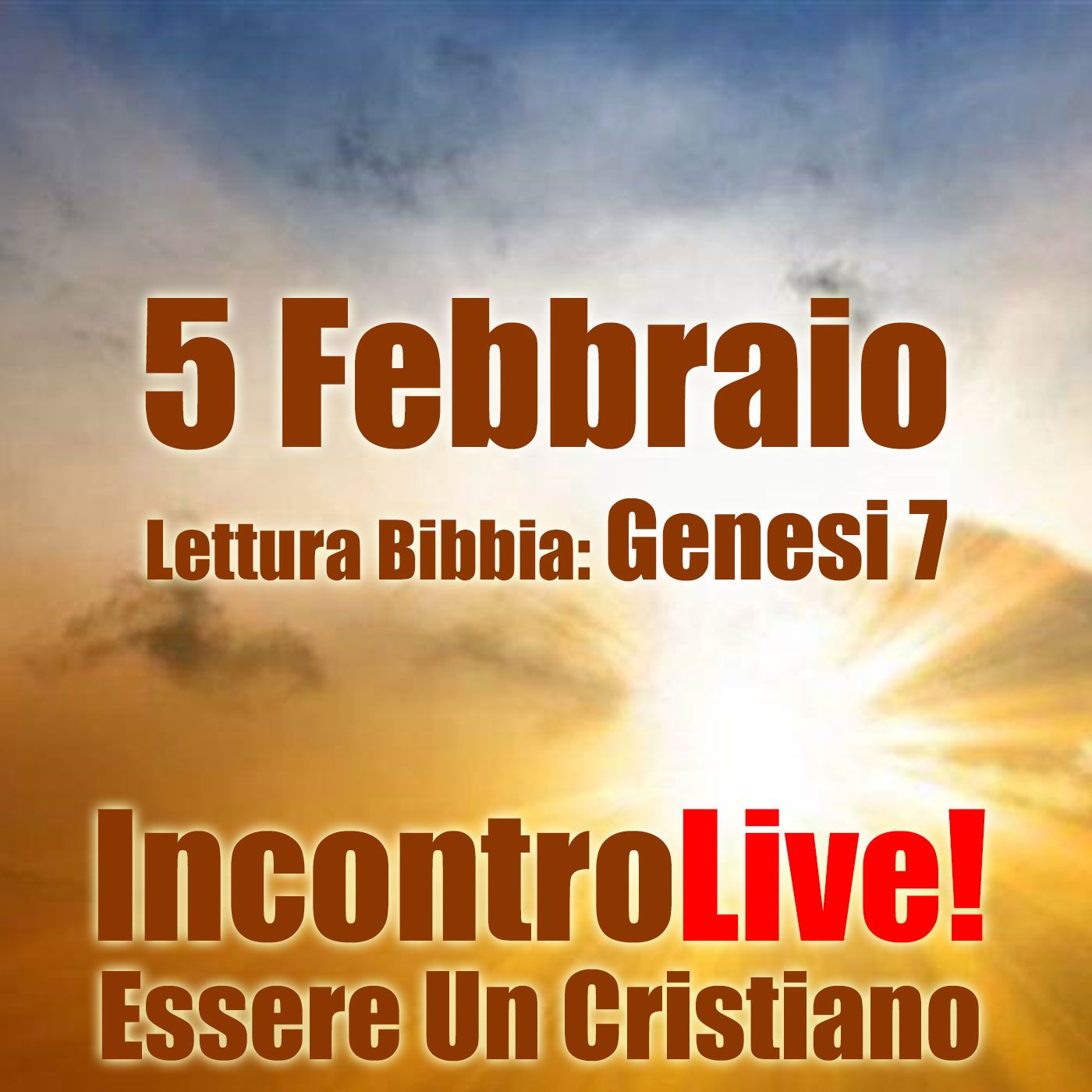 Incontro Live! Essere Un Cristiano