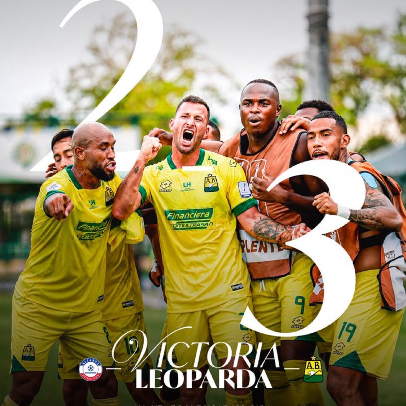 Corazón leopardo, victoria en Valledupar, 3-2.