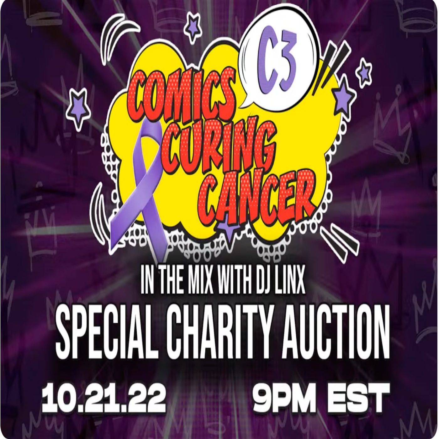IN THE MIX WITH DJ LINX - EPISODE 65 - C3: COMICS CURING CANCER CHARITY AUCTION copy episode artwork