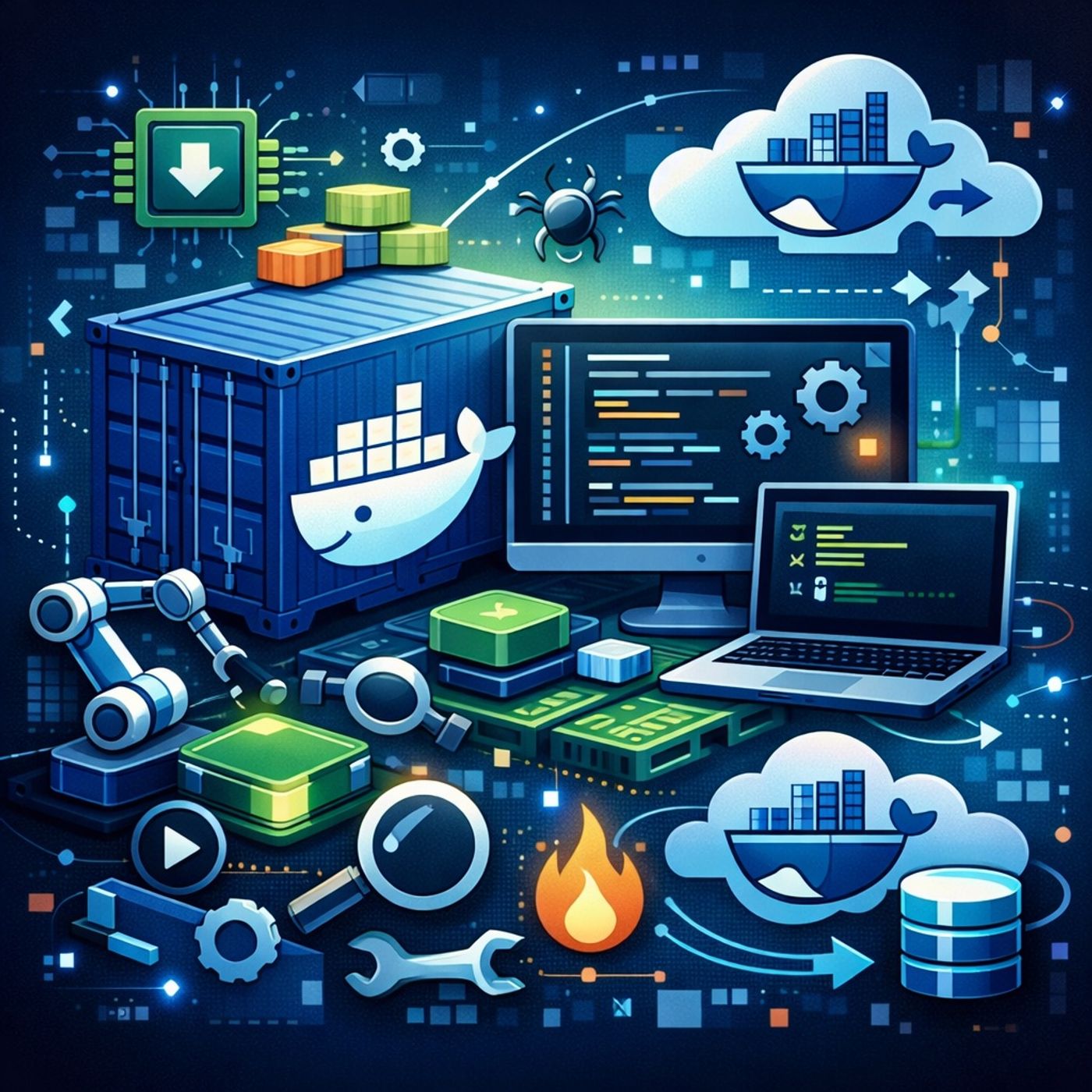 Course 31 - Dive Into Docker | Episode 7: Building, Running, and Syncing Flask Applications