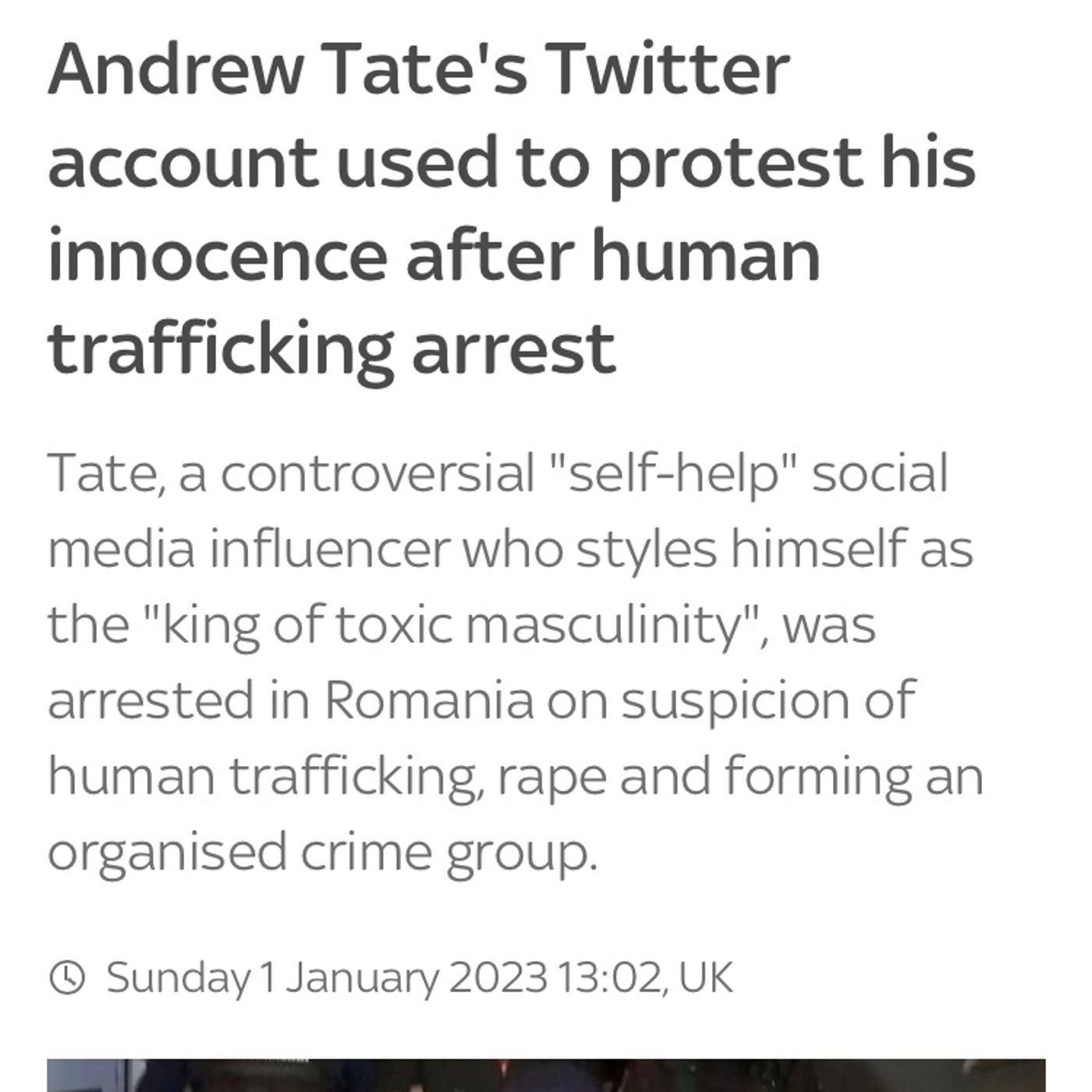 🛑Breaking News🛑Andrew Tate suspicion of human trafficking, rape and forming an organised crime group episode artwork