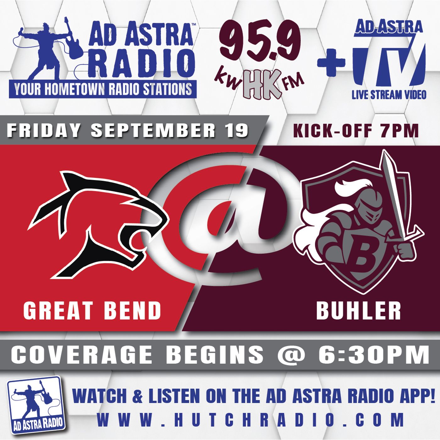 Buhler Crusaders hosts Great Bend Panthers Football (September 19, 2025) episode artwork