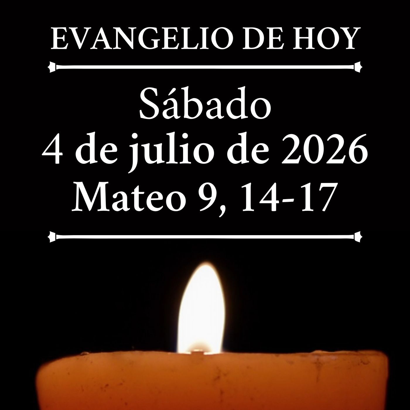 Evangelio del sábado 4 de julio de 2026 - «¿Es que pueden guardar luto los amigos del esposo?» episode artwork