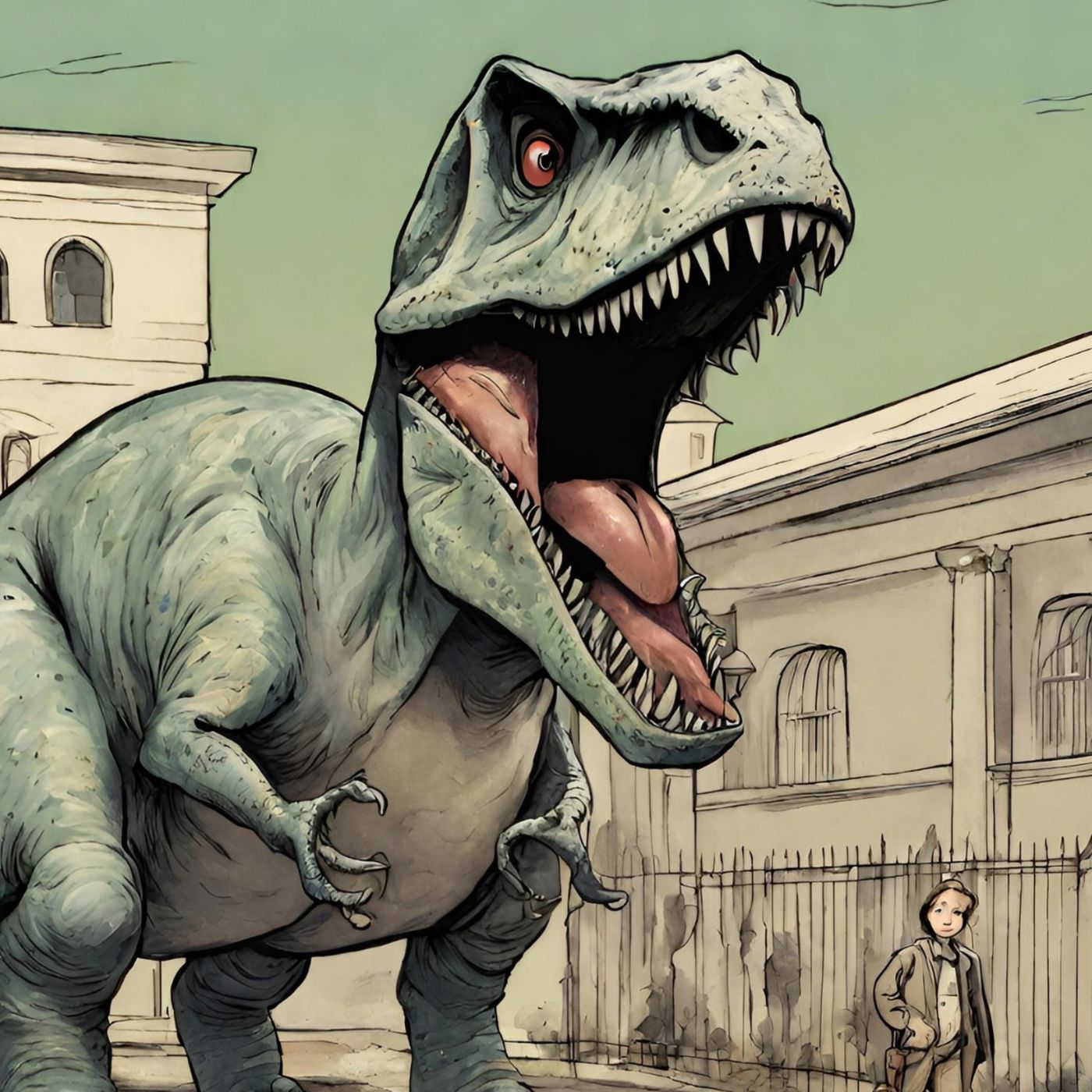 Jarper el dinosaurio y el manicomio