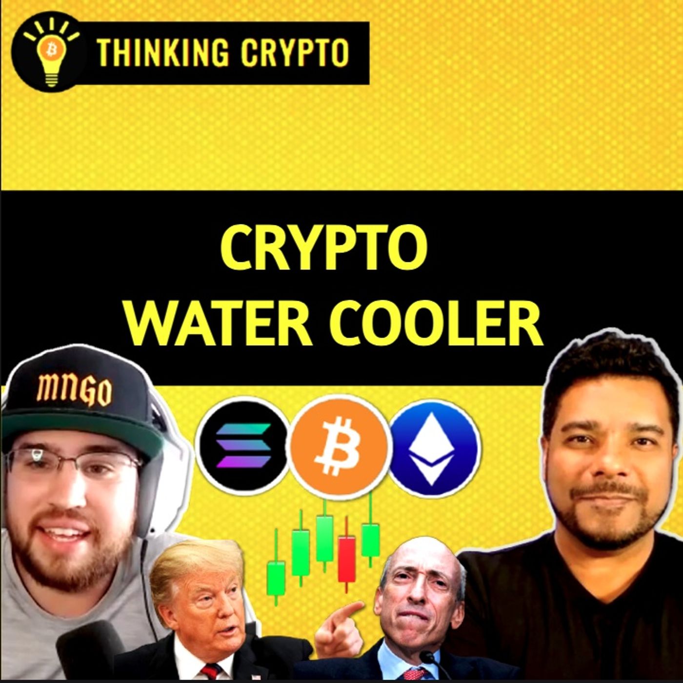 Crypto Water Cooler: Donald Trump vs Gary Gensler, Fed Rate Cuts, Bitcoin, Ethereum & Solana ETF Ep15