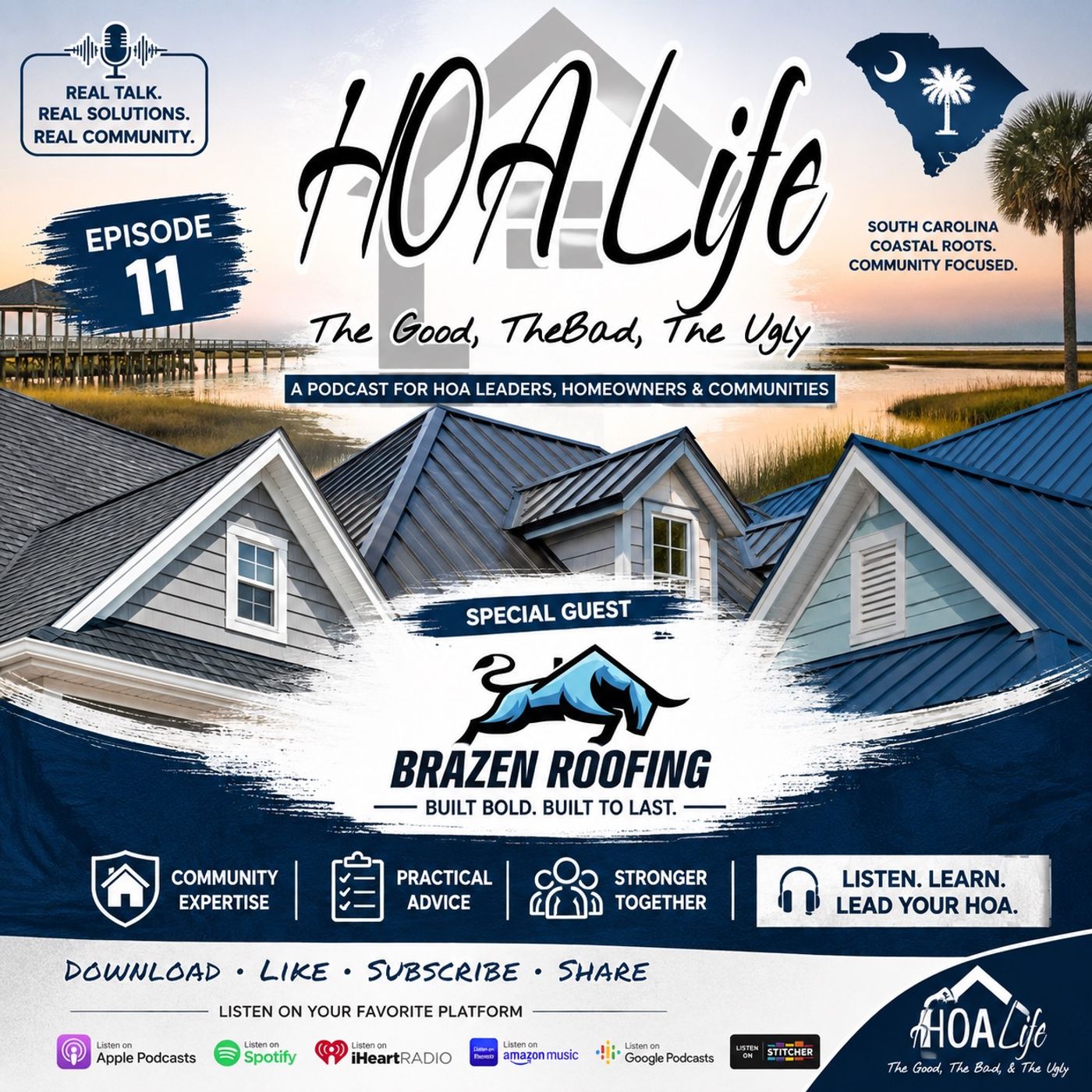 HOA Life Episode 11 Brazen Roofing episode artwork