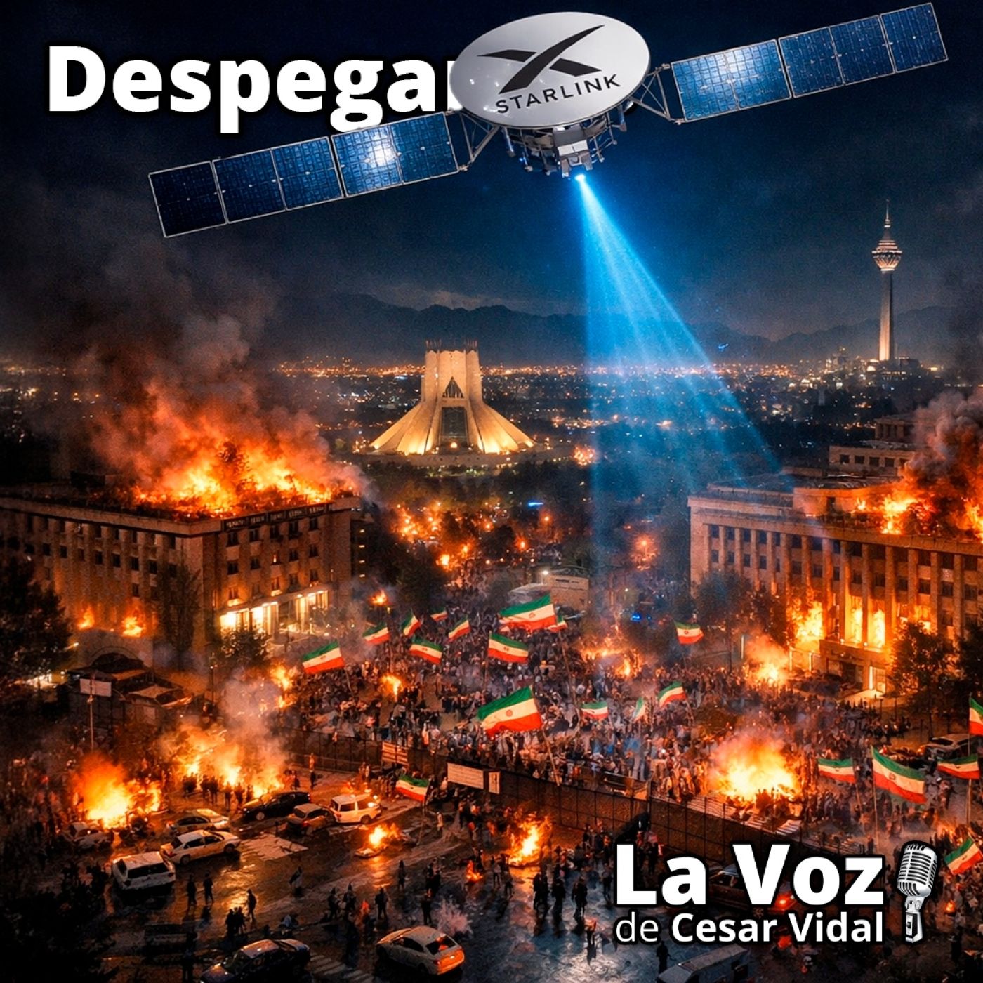 Despegamos: Arde Irán: revueltas sangrientas, sanciones económicas y operaciones encubiertas - 13/01/26 episode artwork