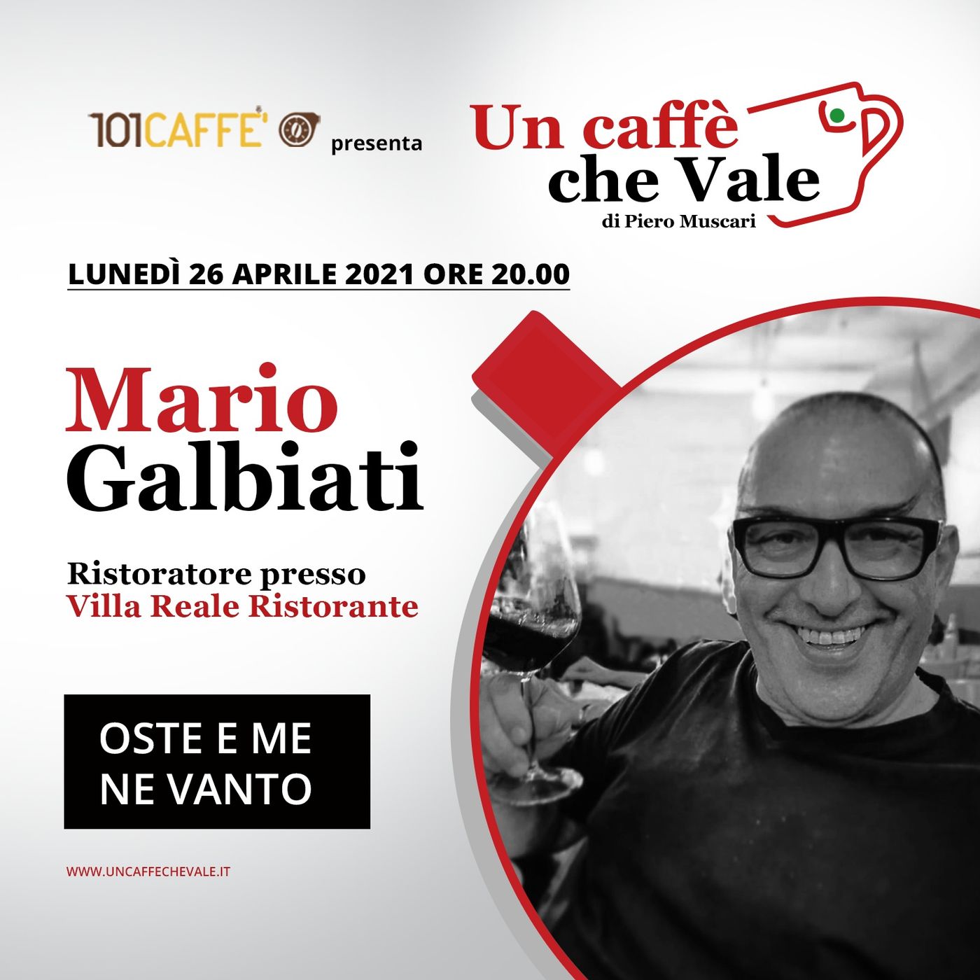 Mario Galbiati: Oste e me ne vanto