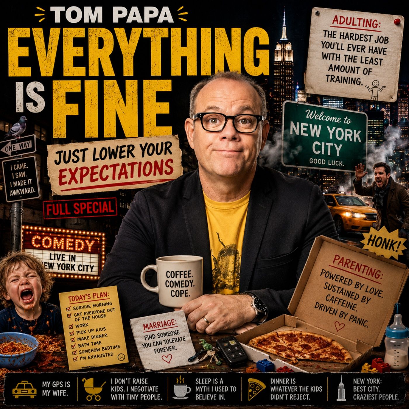 Tom Papa – Everything Is Fine… Just Lower Your Expectations Full Special (Stand-up Comedy) episode artwork
