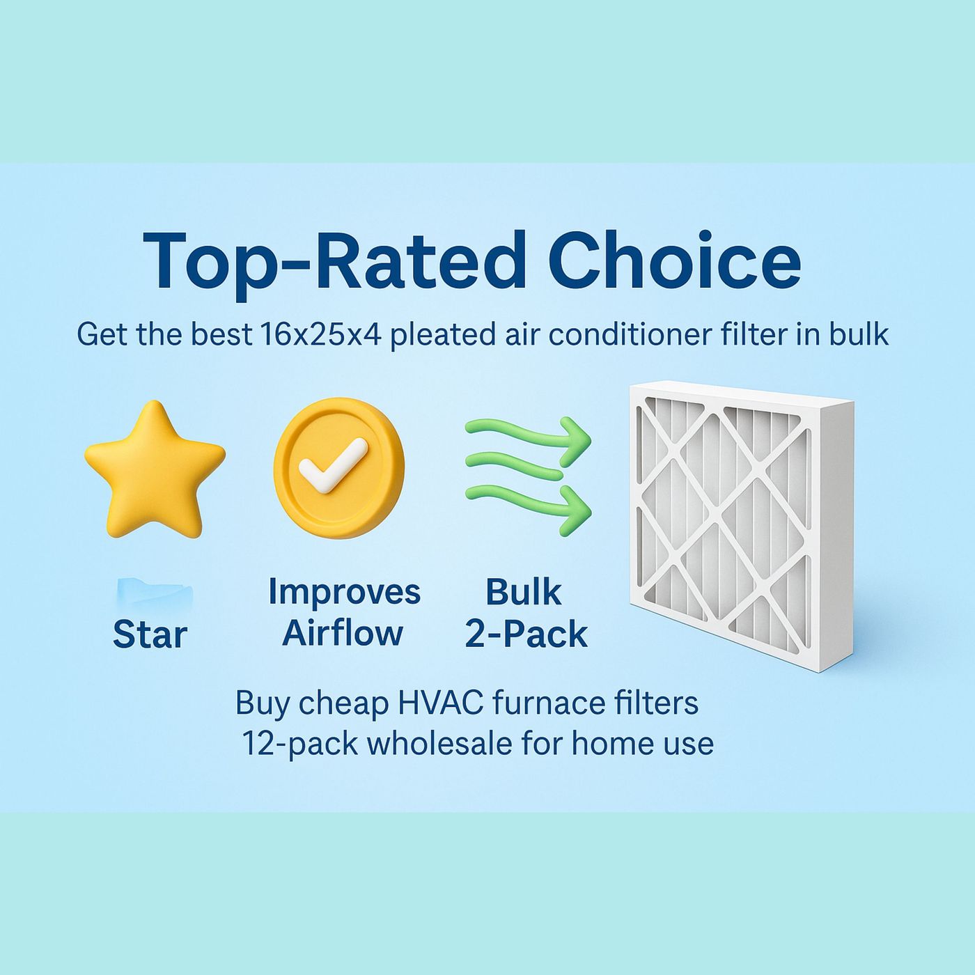 Top-Rated Choice: Best 16x25x4 Pleated Air Conditioner Filter Bulk episode artwork