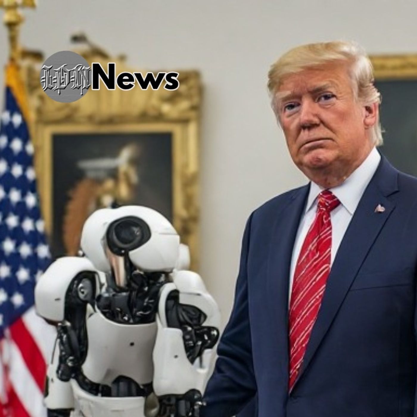 Trump Dismisses AI Doomsday Fears, Says It Won’t Wipe Out Humanity episode artwork