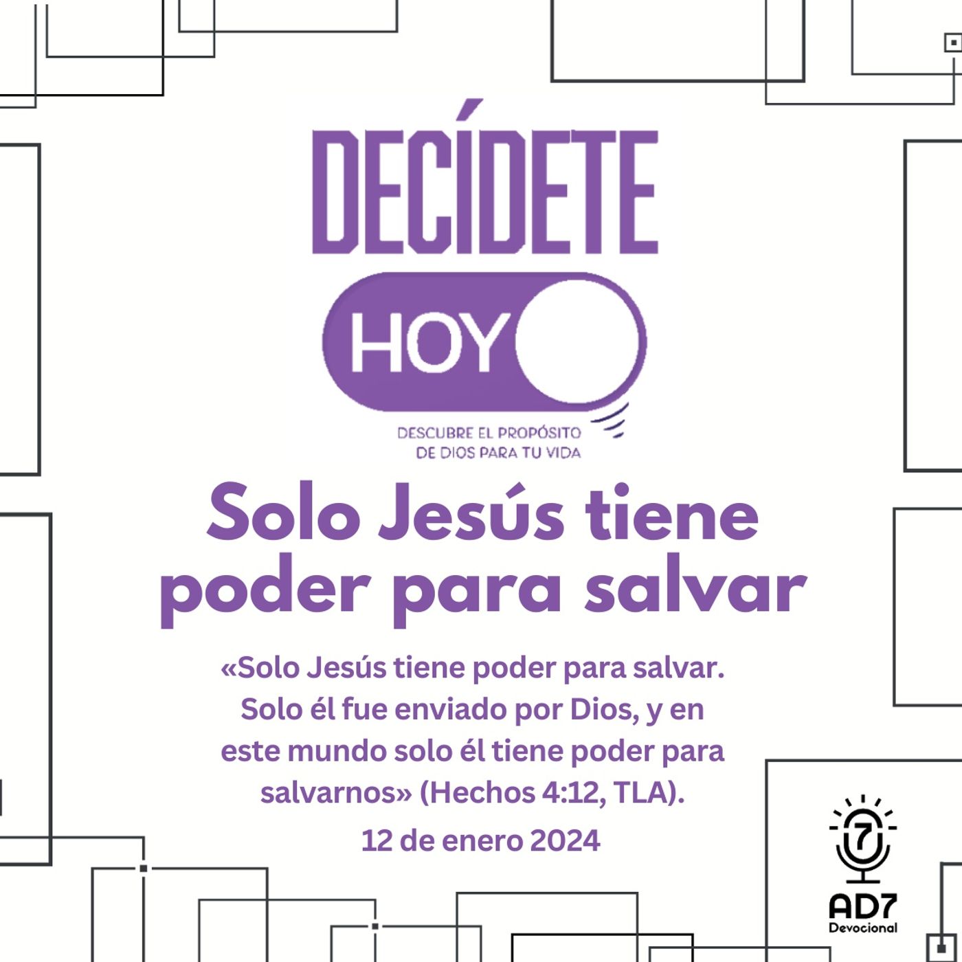 Solo Jesús tiene poder para salvar | Devocional de Jóvenes | 12 de enero 2024