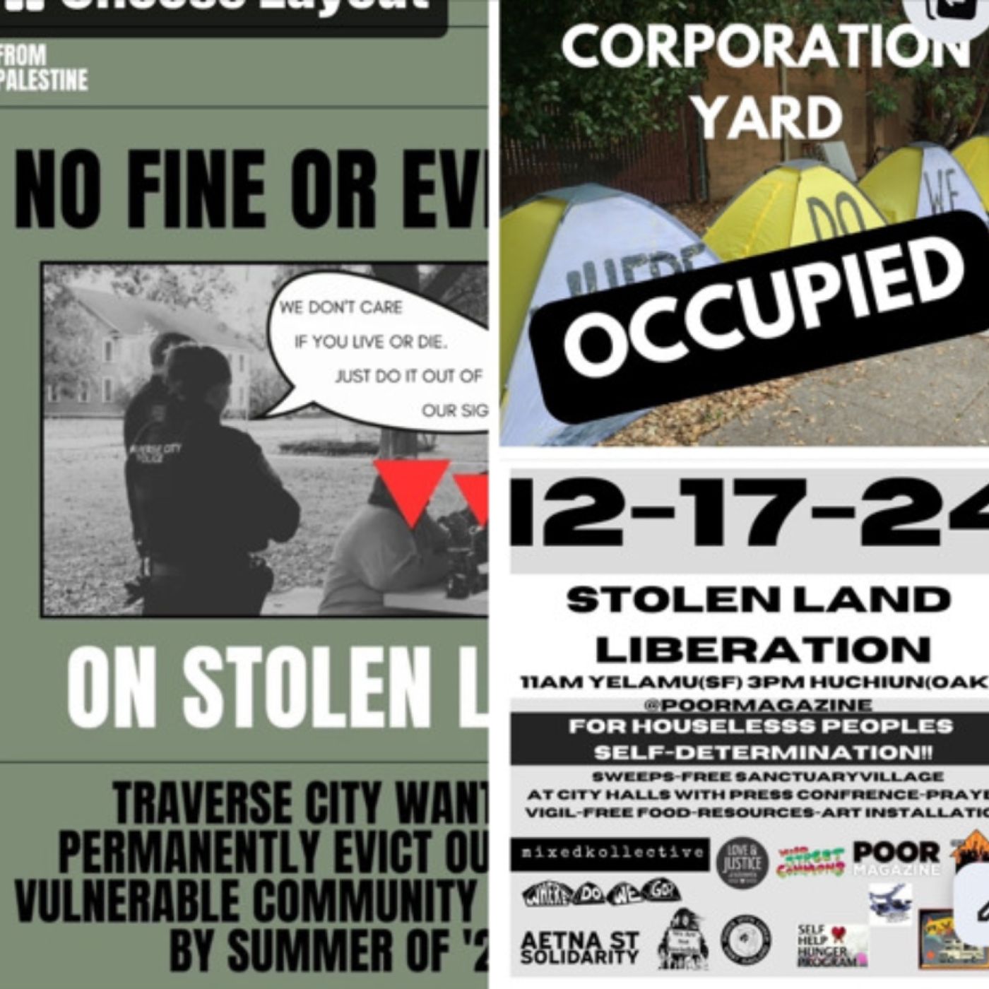 Poor Peoples Radio :Stolen Land LiberationAcross Turtle Island episode artwork