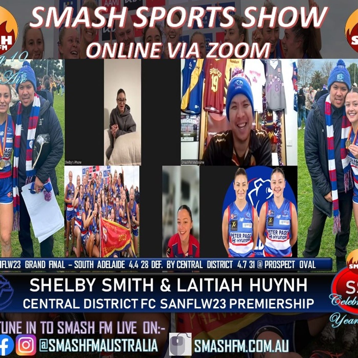 SSS10THYR: Central District FC SANFLW23 Premiership Interviews 300724