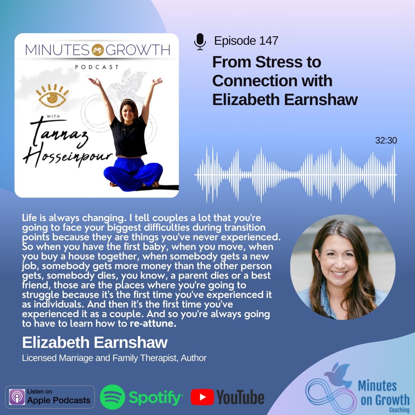 Episode 147: From Stress to Connection with Elizabeth Earnshaw