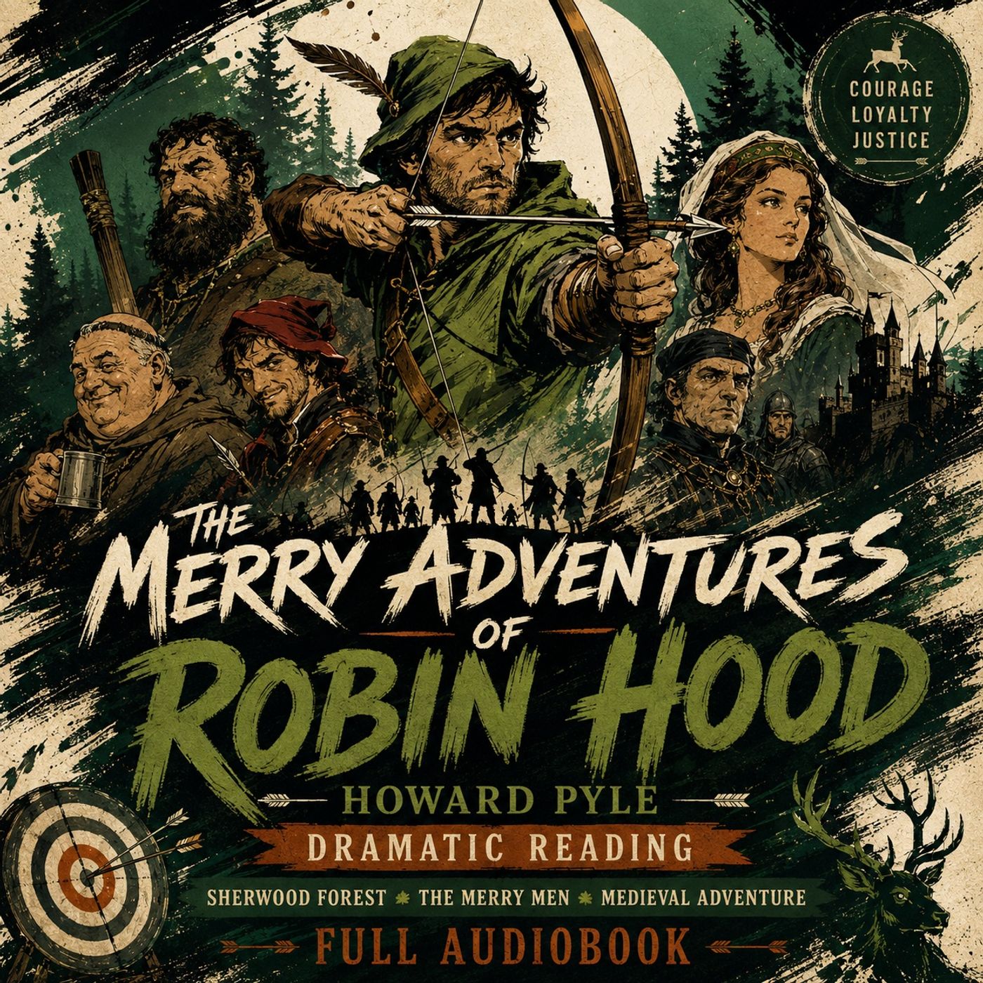 The Merry Adventures of Robin Hood by Howard Pyle | Dramatic Reading | Classic Medieval Adventure Part 1