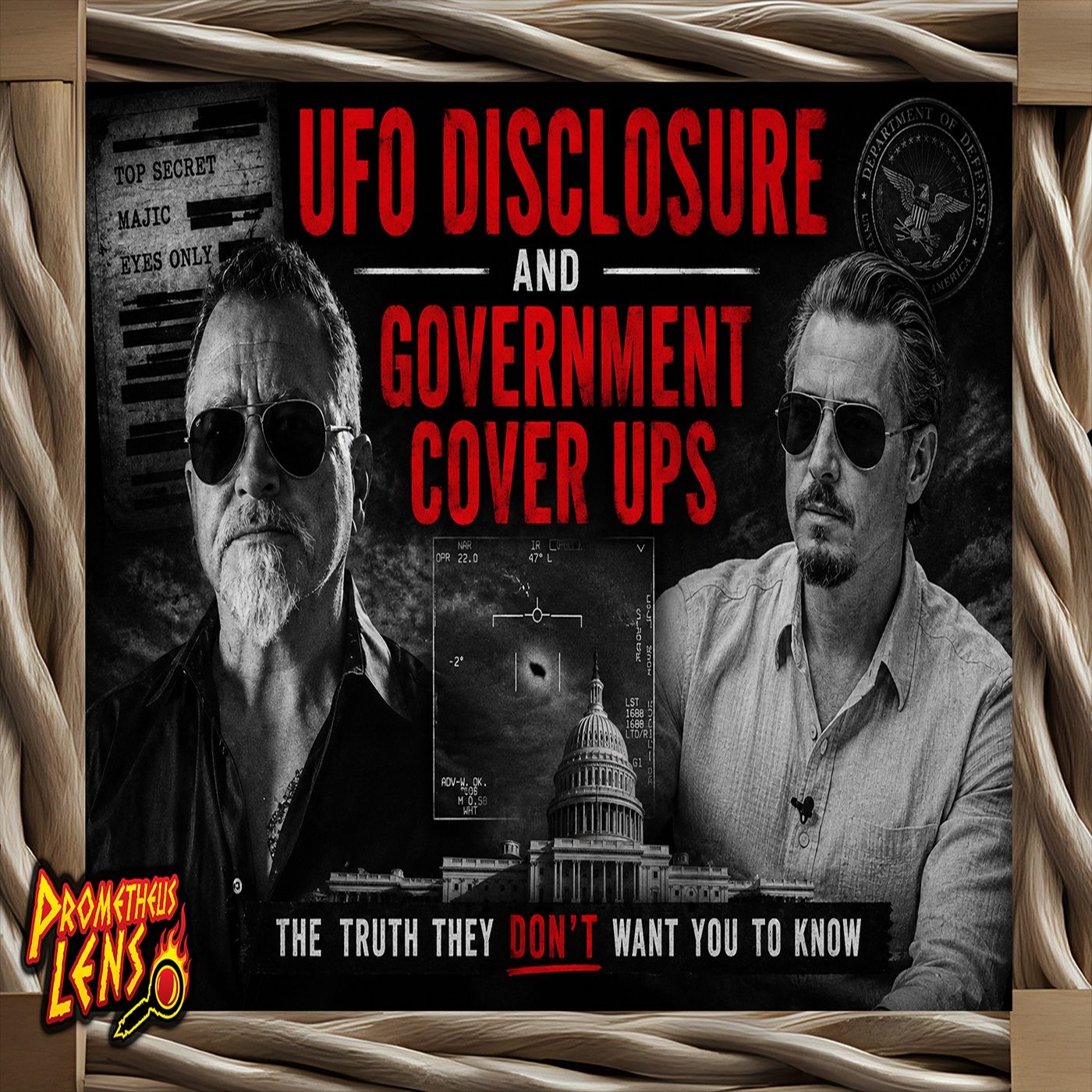 Luis Elizondo & Timothy Alberino UFO Disclosure episode artwork