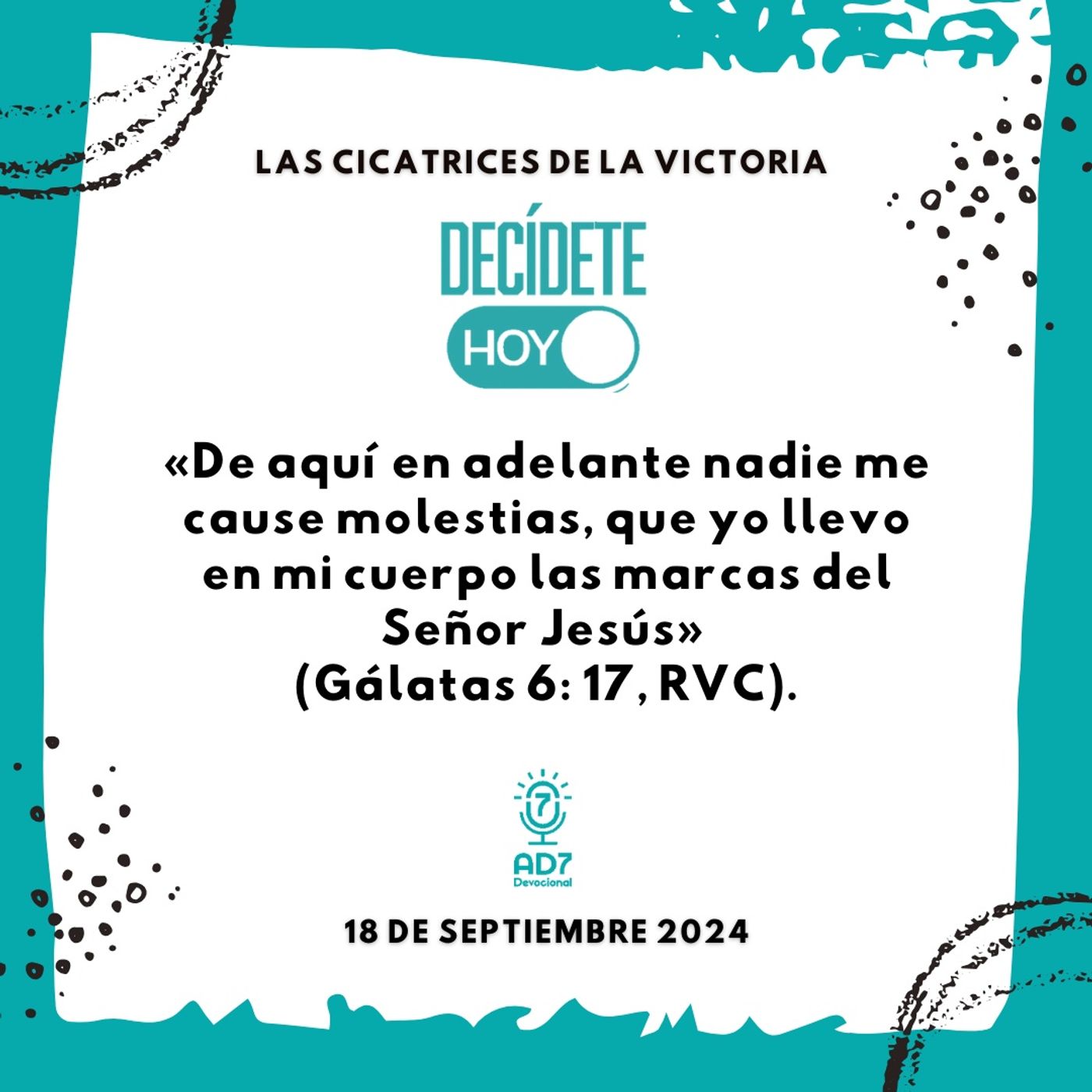 Las cicatrices de la victoria | Devocional de Jóvenes | 18 de septiembre 2024