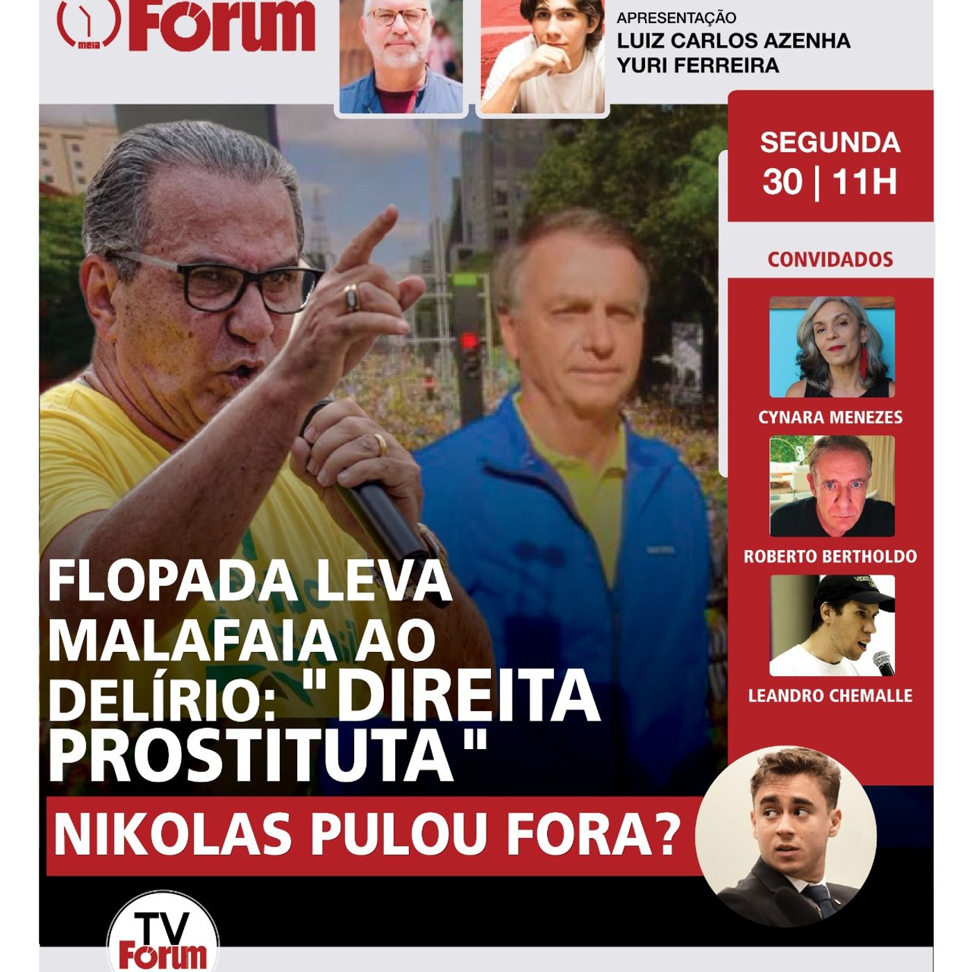 Nem Nikolas Ferreira foi à micareta de Bolsonaro na Paulista, novo fracasso | 30.06.25 episode artwork