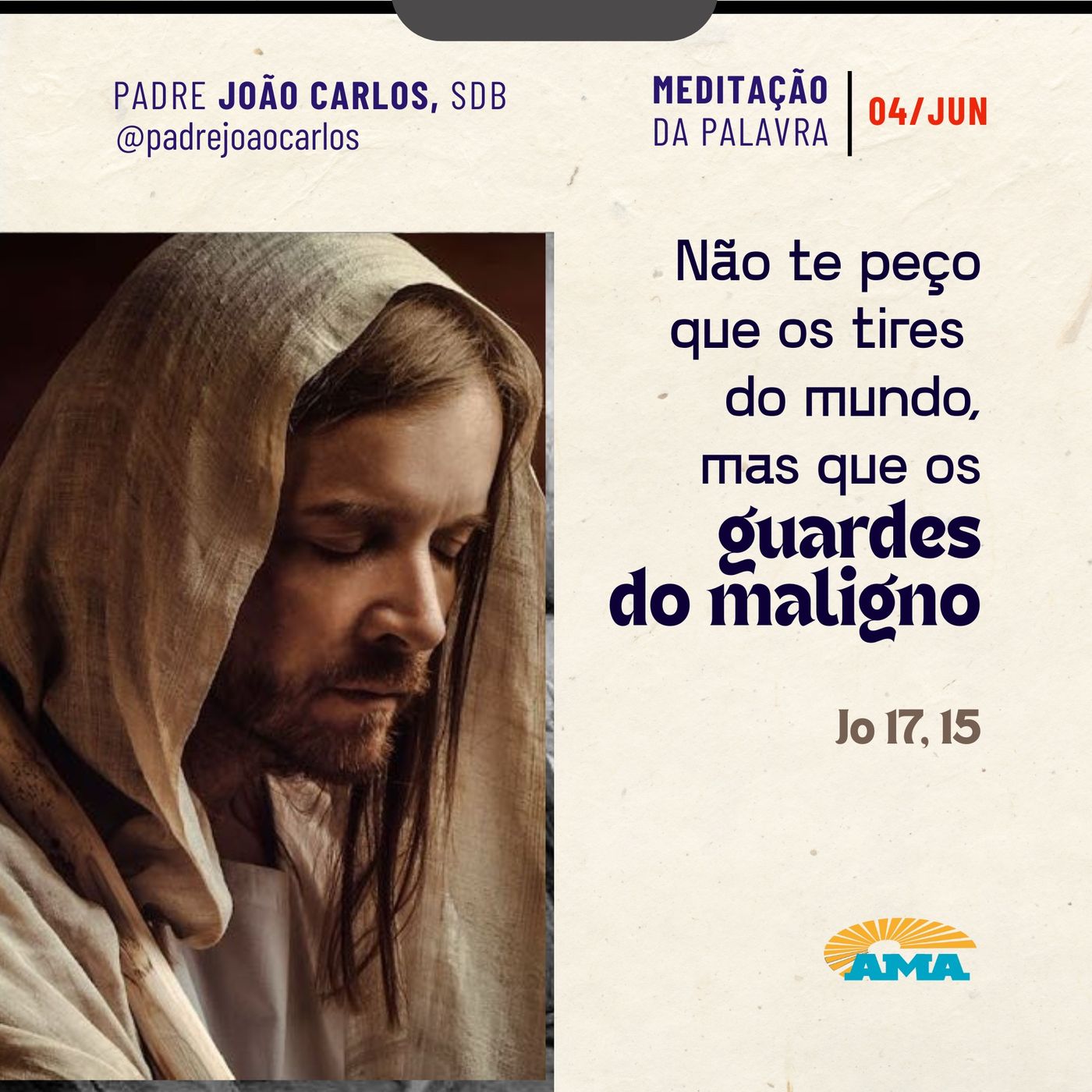 04 de junho - Meditação Palavra do Senhor
