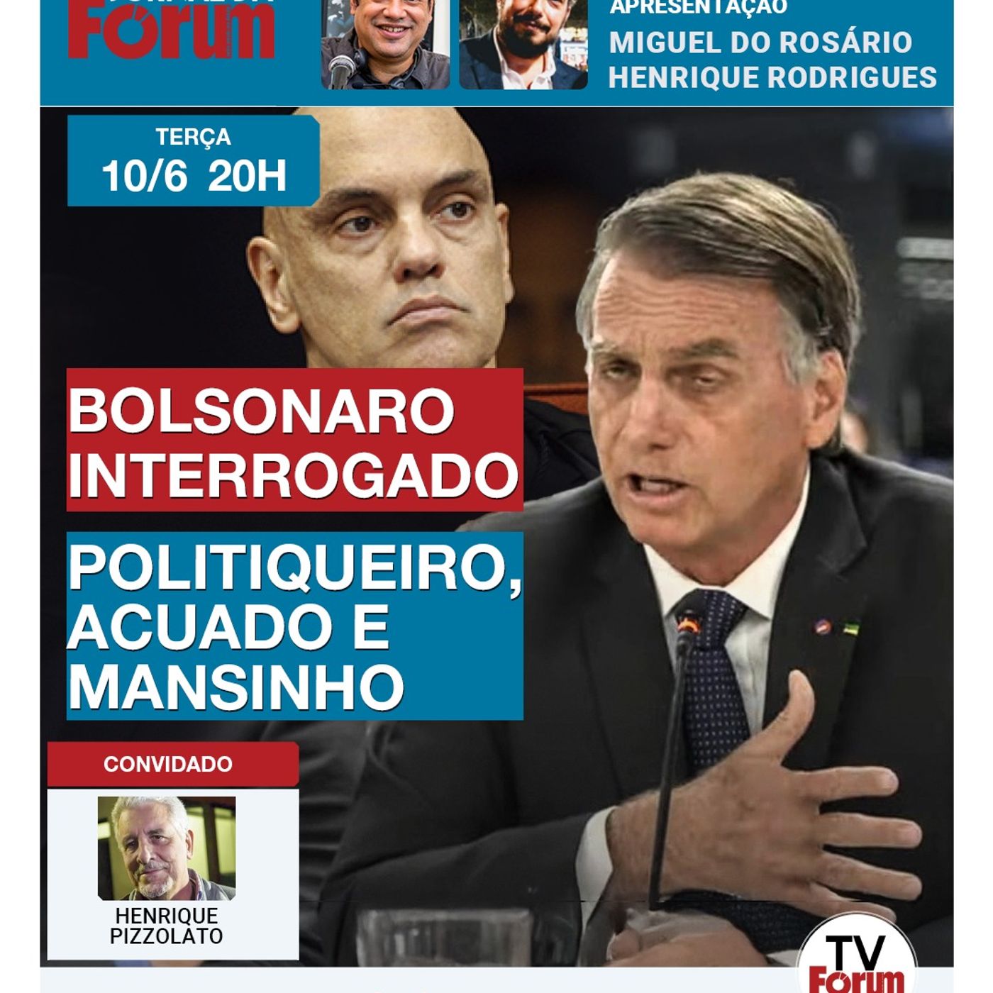 BOLSONARO é INTERROGADO no STF, faz PALANQUE e fica MANSINHO na frente de MORAES | 10.09.25 episode artwork