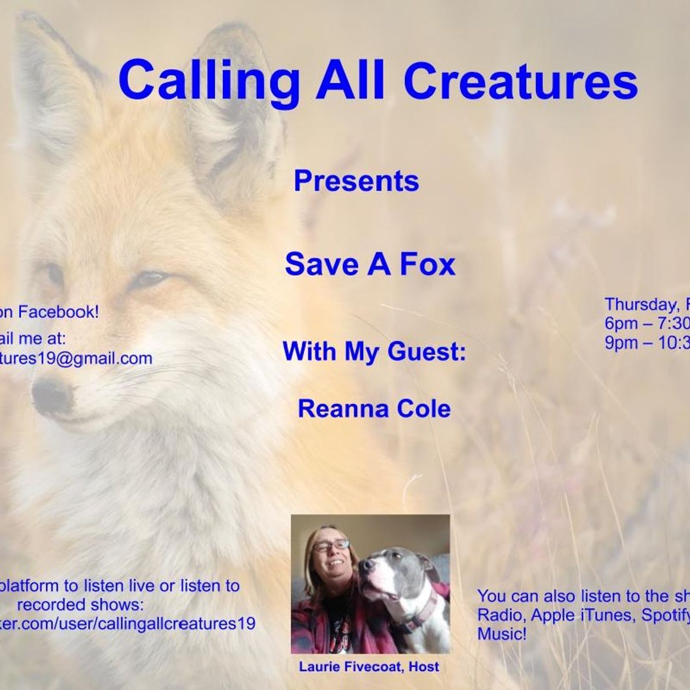 Calling All Creatures