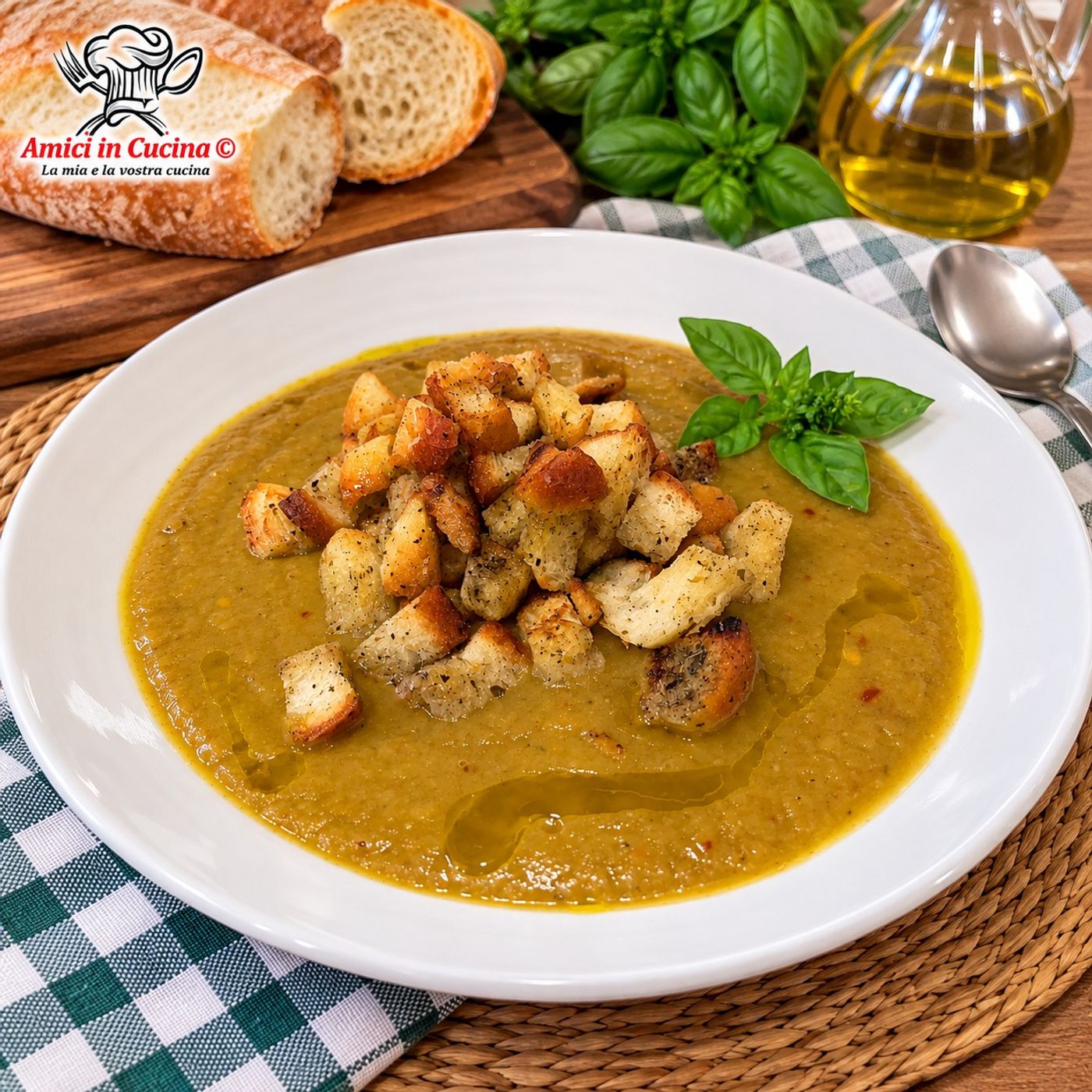 Vellutata di verdure e crostini di pane: la coccola genuina