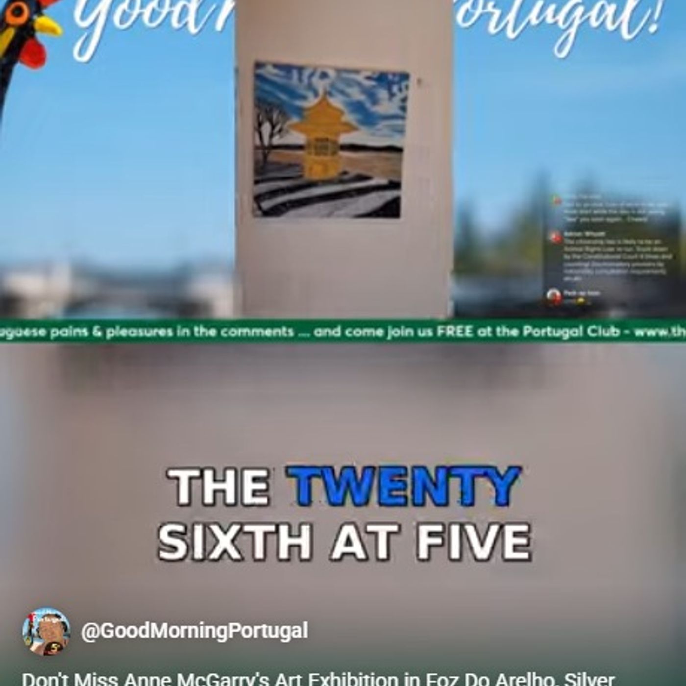 Don't Miss Anne McGarry's Art Exhibition in Foz Do Arelho, Silver Coast, Portugal - Must-See Event!