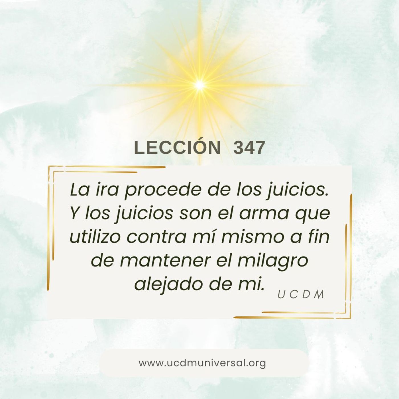 UCDM Universal LECCIÓN DEL DÍA