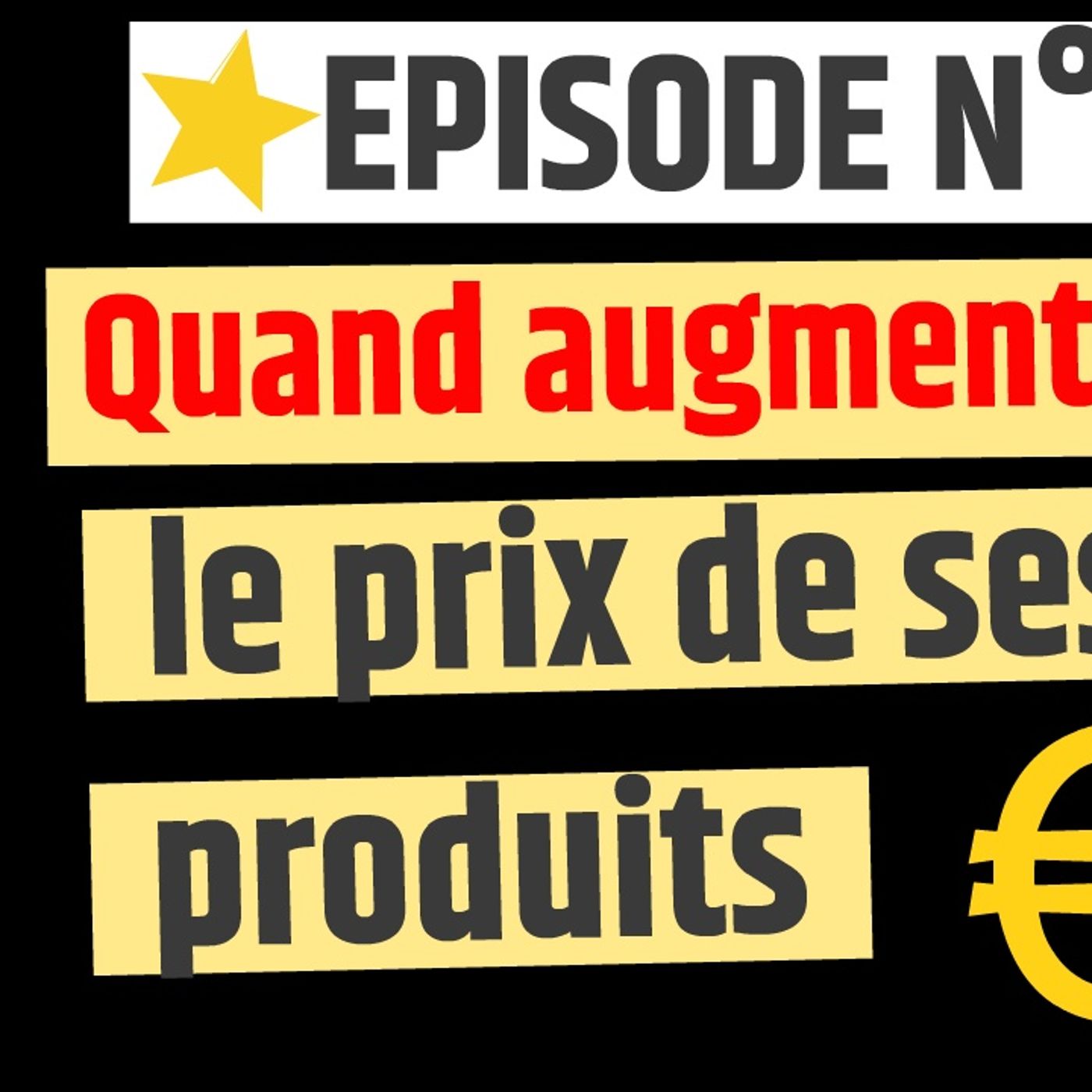 Web2fou.fr - Quand augmenter le prix de ses produits ? episode artwork