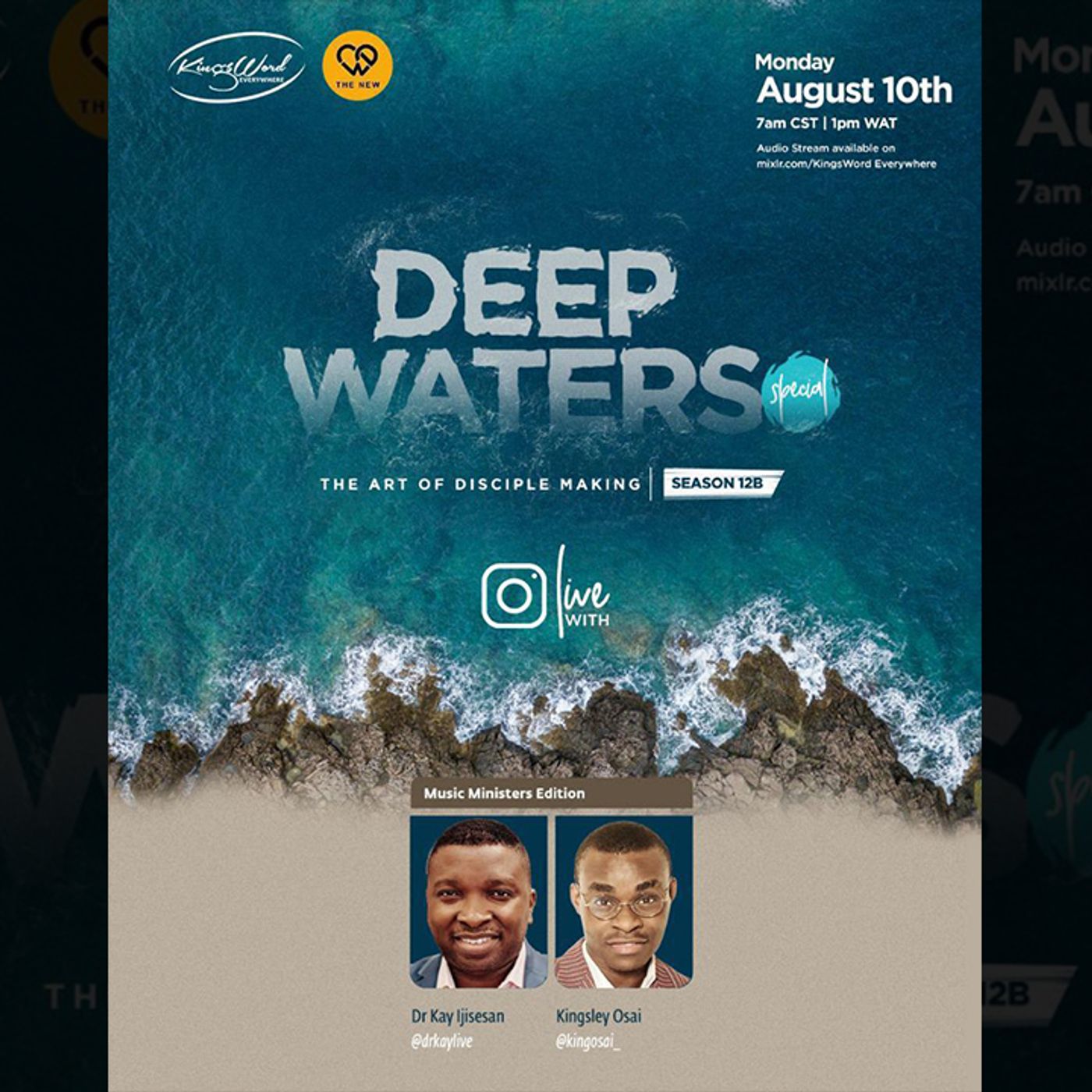 The Art of Disciple Making S12B E1 Music Ministers Edition - Dr Kay Ijisesan with Kingsley Osai episode artwork