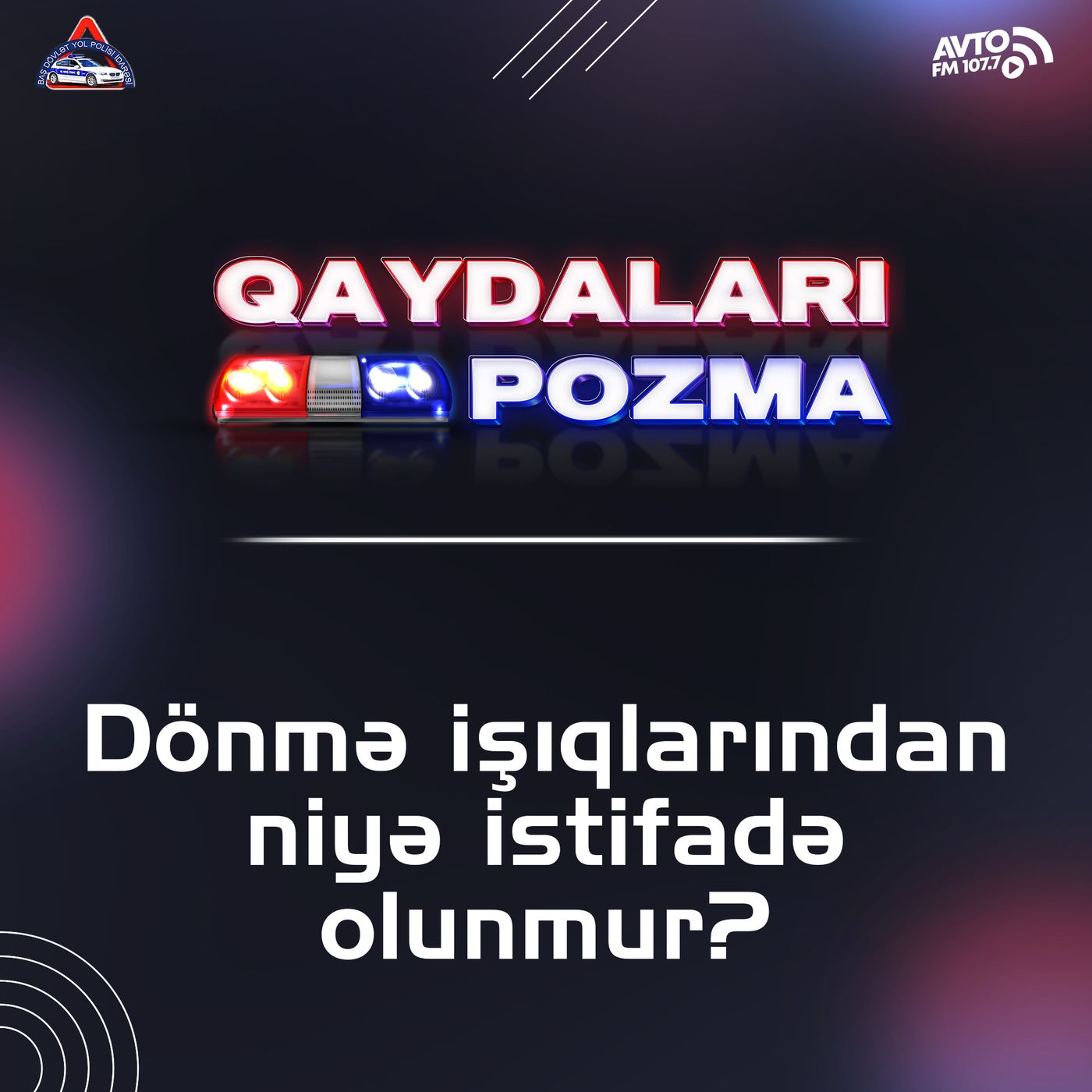 Dönmə işıqlarından niyə istifadə olunmur?