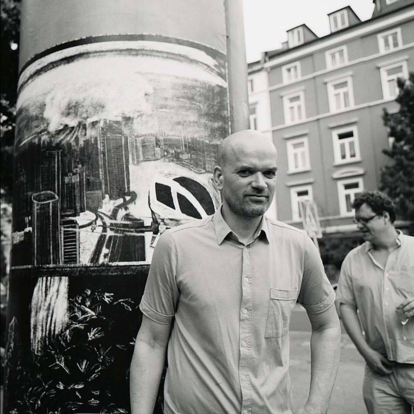 DANIEL HARTLAUB - Black Drawings, Film, Digital Art - FRANKFURTER KUNSTSÄULE - Kuration - Frankfurt - [ GERMANY ] episode artwork