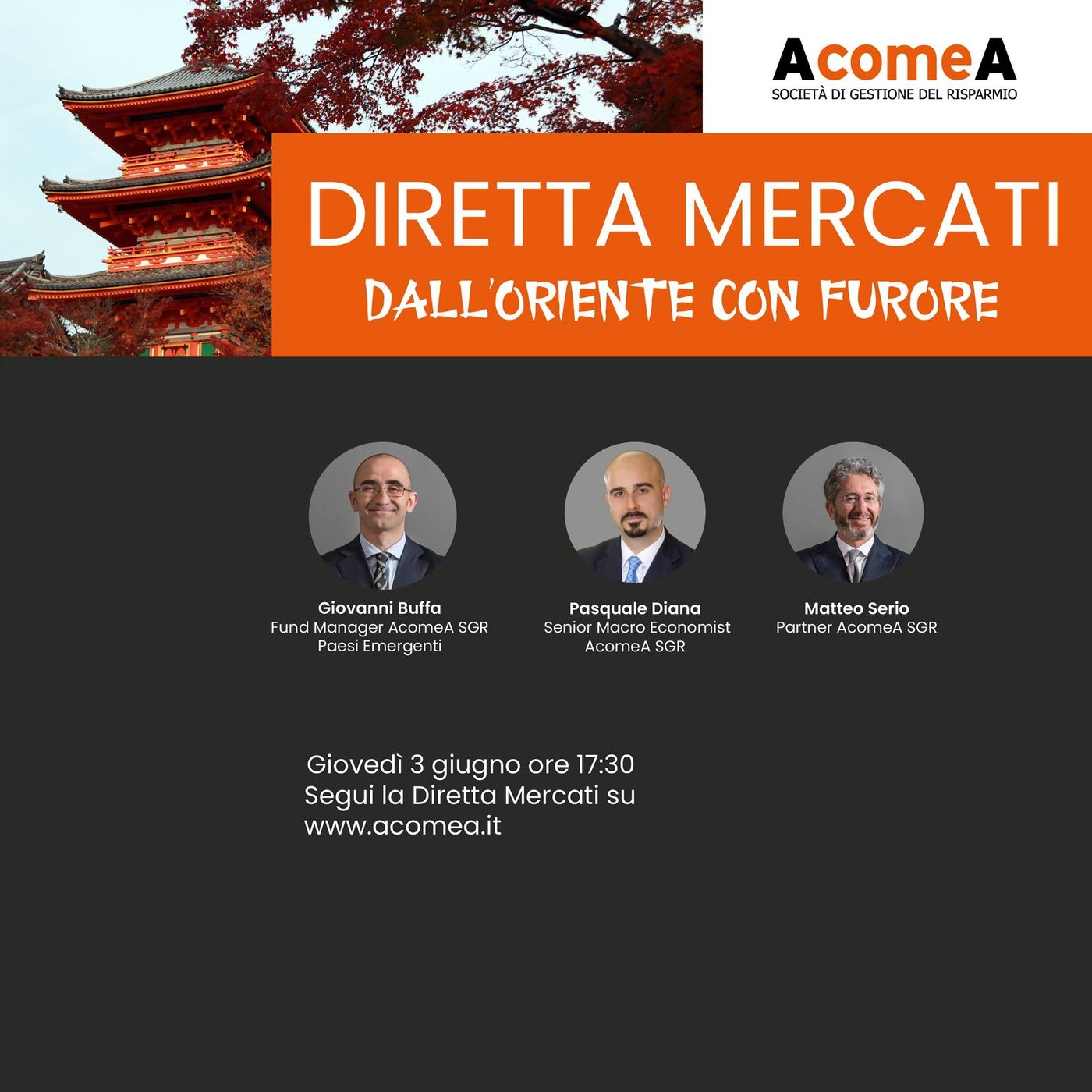 AcomeA SGR - Diretta Mercati