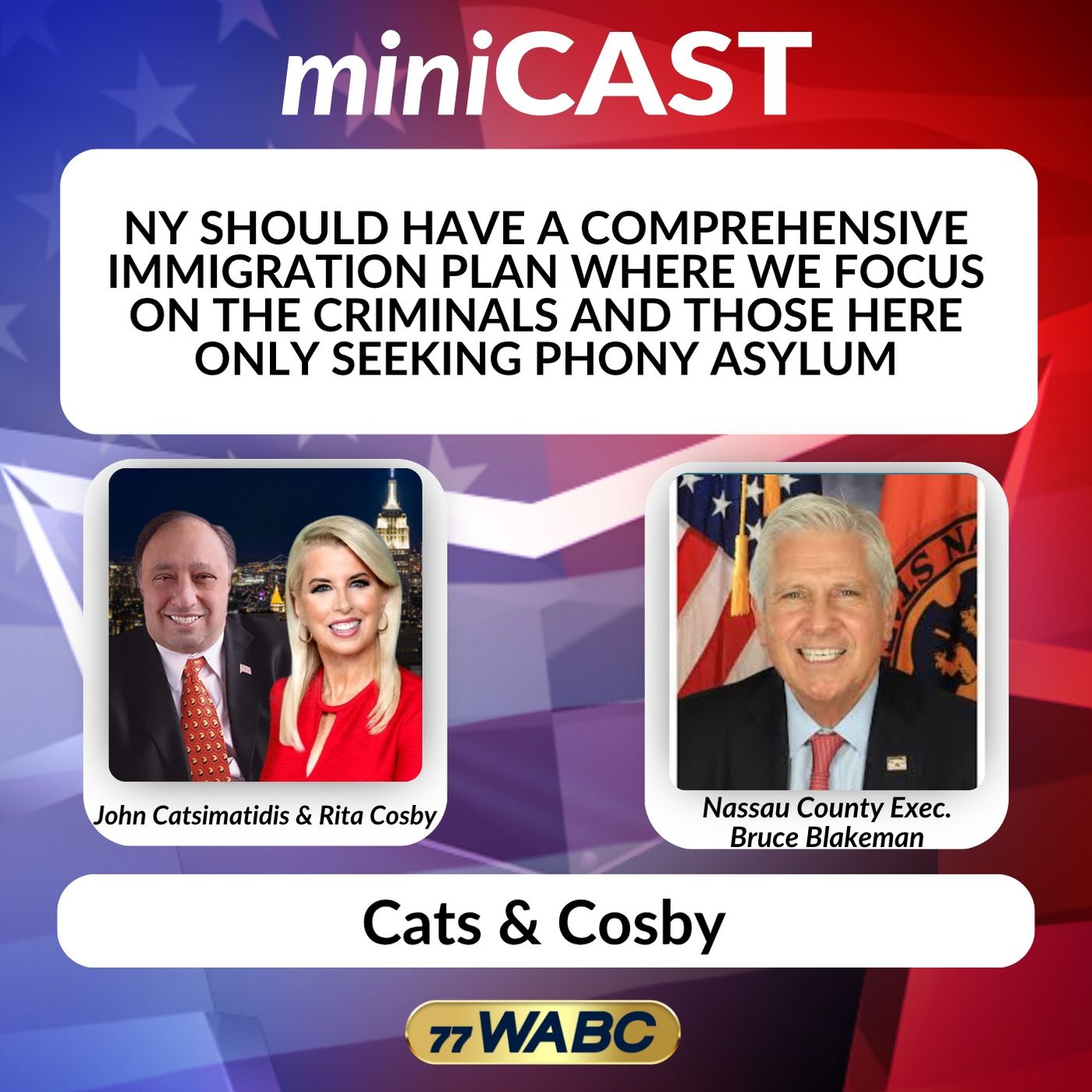 Bruce Blakeman: NY Should Have A Comprehensive Immigration Plan Where We Focus on the Criminals And Those Here Only Seeking Phony Asylum episode artwork