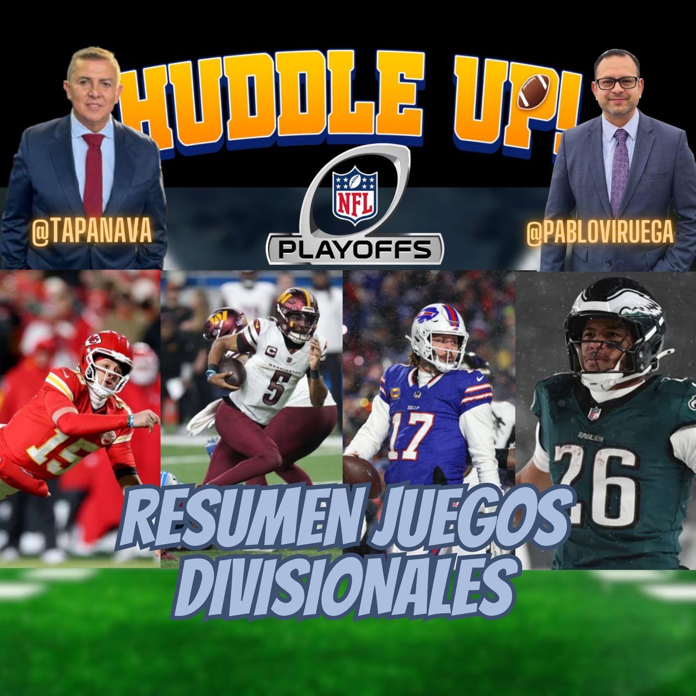 #HuddleUP Resumen Juegos Divisionales #NFLPlayoffs #NFL @TapaNava @PabloViruega