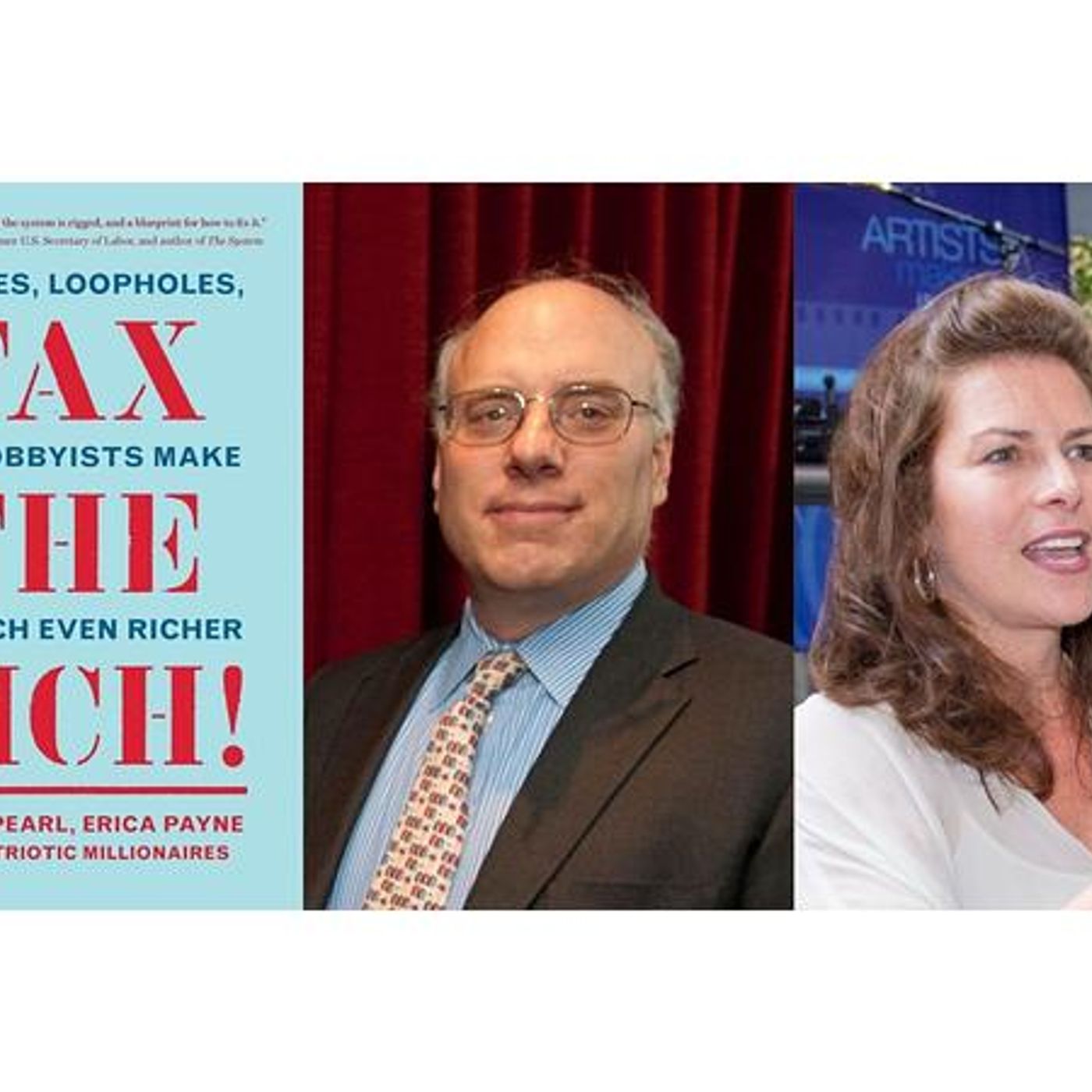 Authors Morris Pearl and Erica Payne talks TAX THE RICH! on #ConversationsLIVE episode artwork
