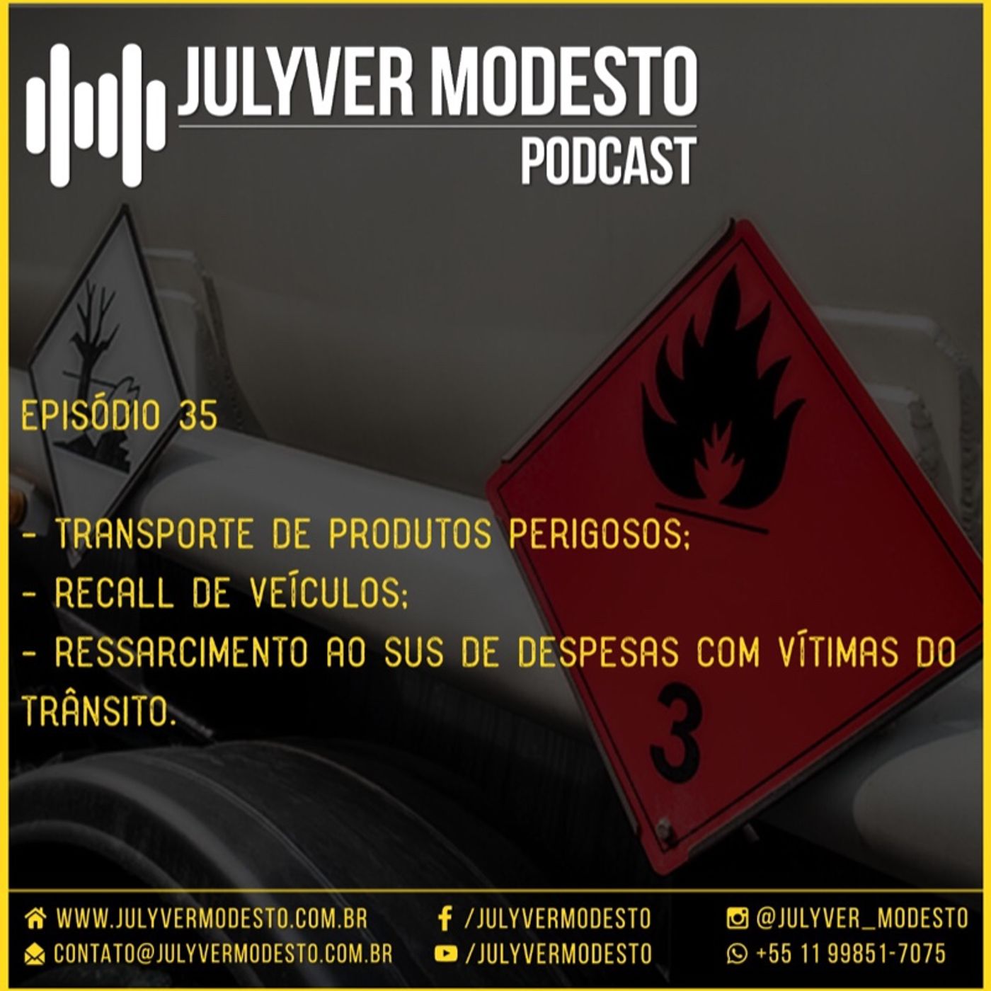 Trânsito, por Julyver Modesto