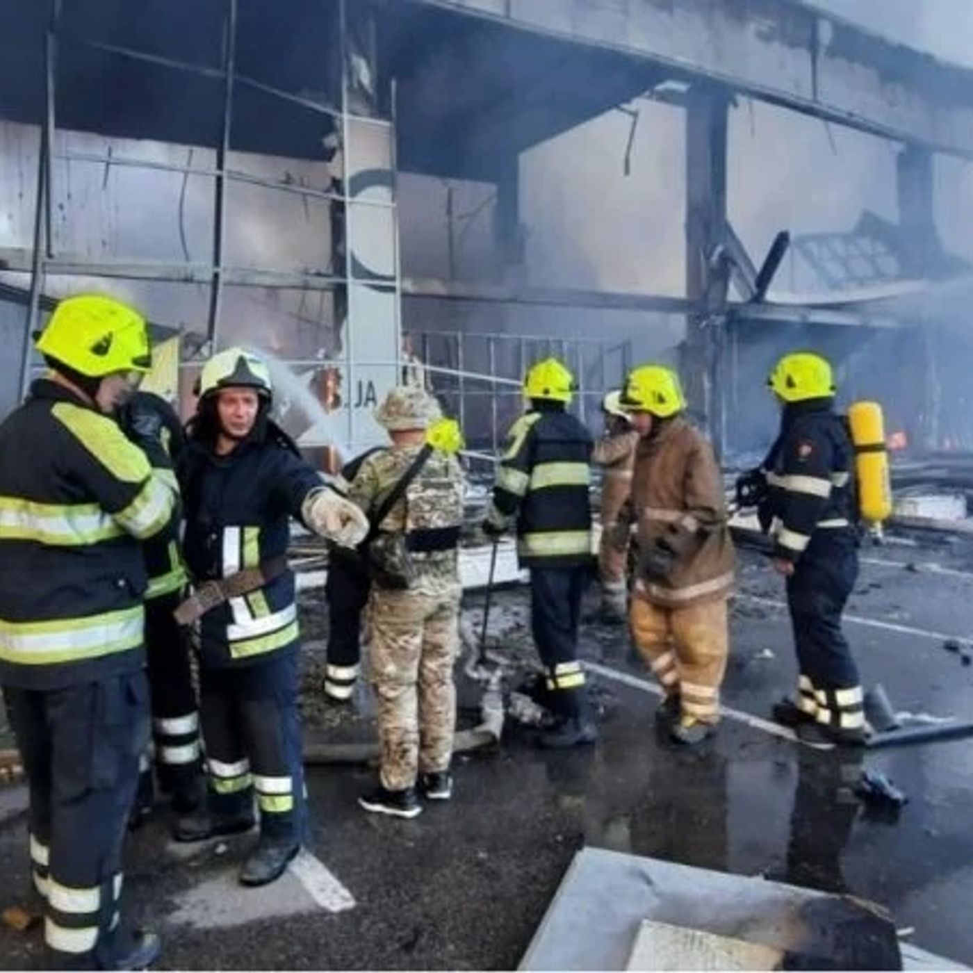 One Year of Fighting in Ukraine a Rally in Ontario Canada