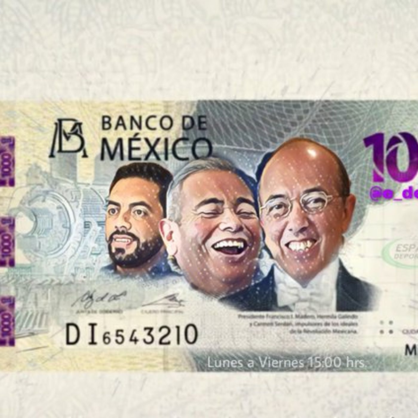 Celebrando el día del hombre y el nuevo billete en Espacio Deportivo de la Tarde 19 de Noviembre 2020