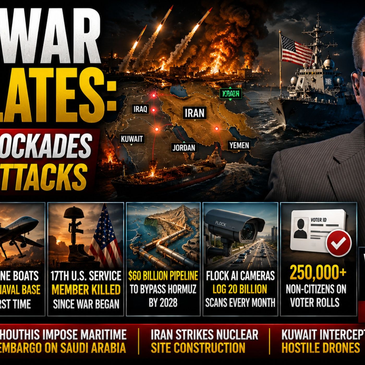 Iran Escalates Again as Houthi Embargo Threatens Global Oil | WVR #1100