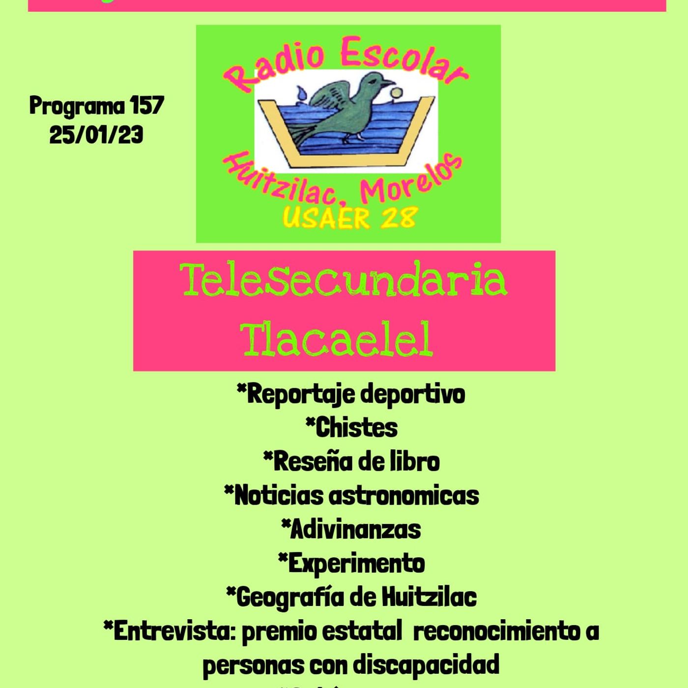 Radio Escolar Huitzilac, Morelos.