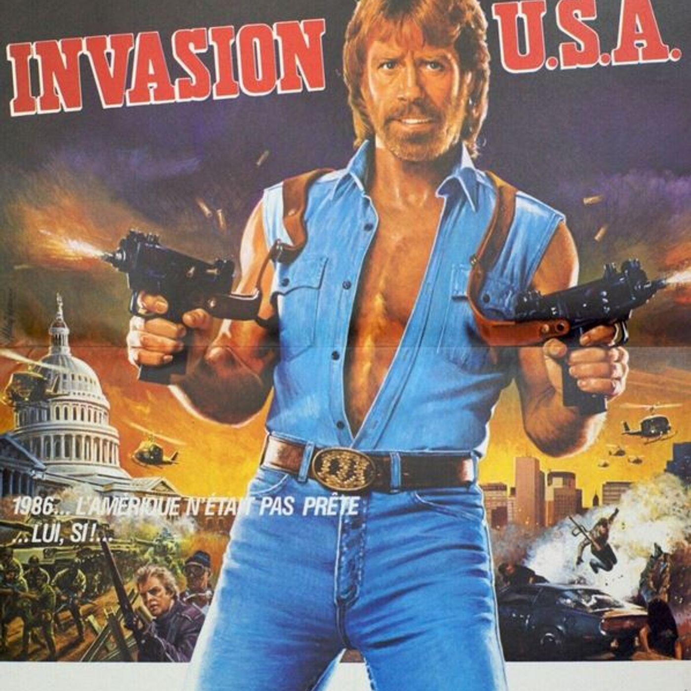 Invasion USA (1985) Happy Holidays! Chuck Norris and his trusty bazooka! episode artwork