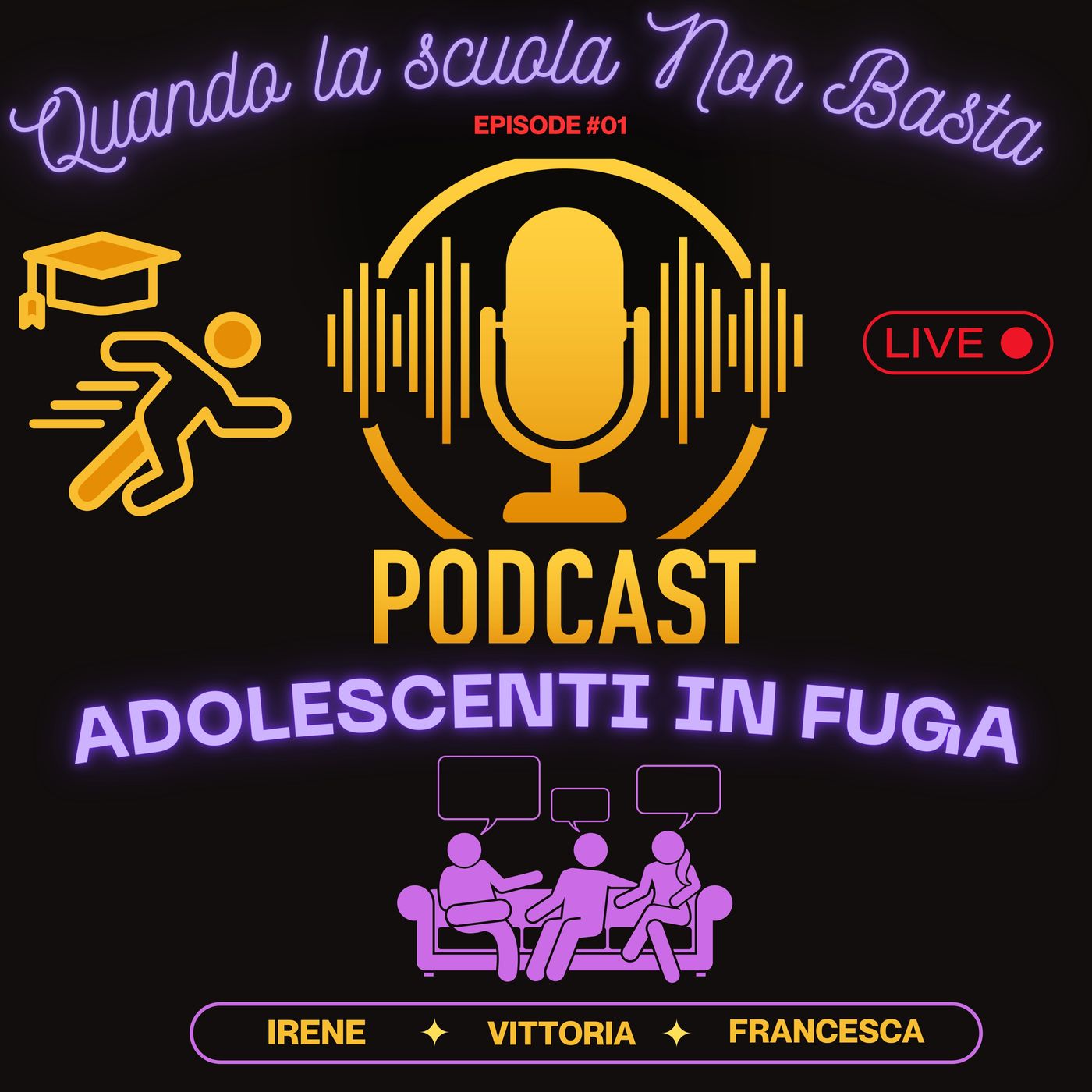 Adolescenti in fuga podcast artwork