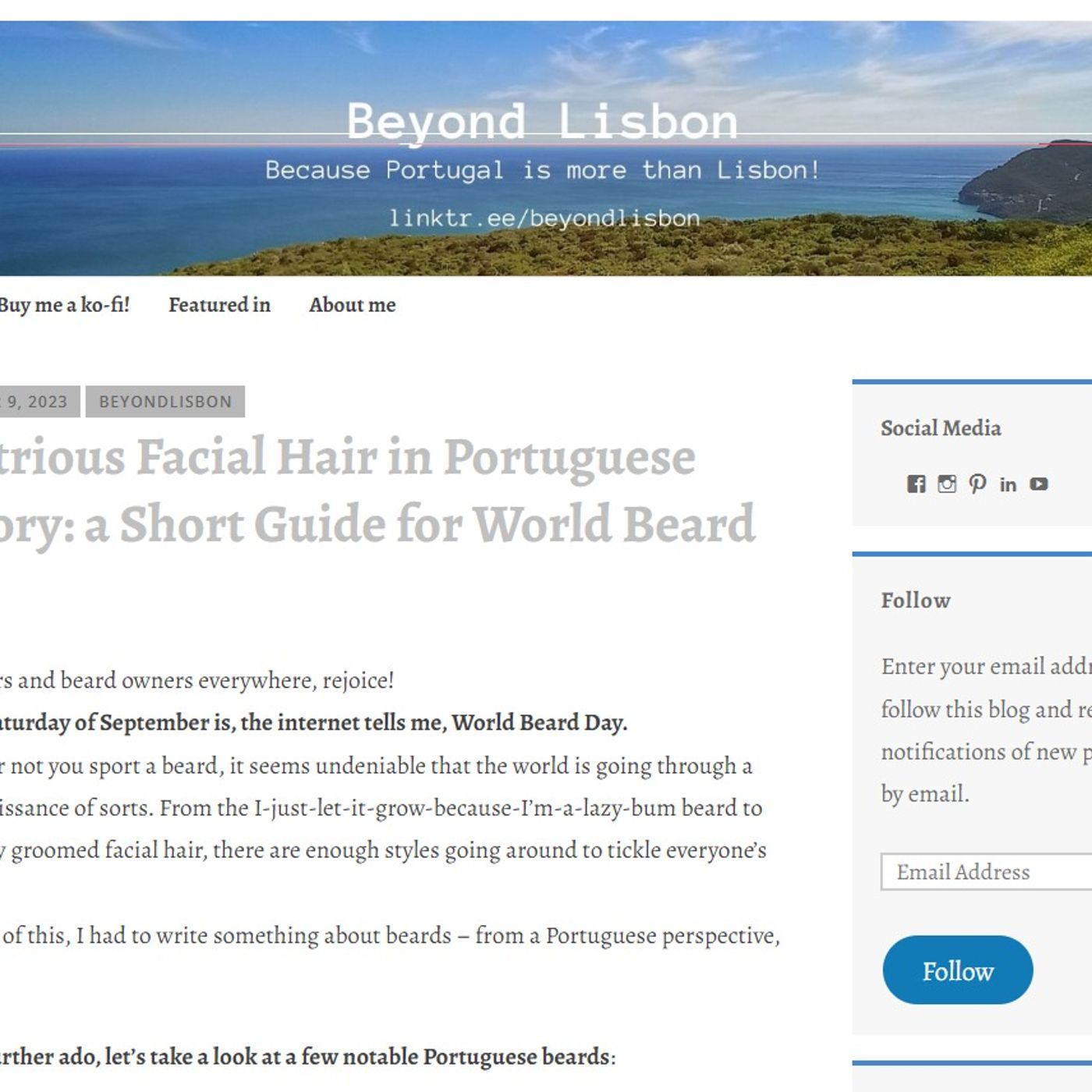 Who was Cátia Lima's very first 'beard crush'?! learnaboutportugal.com episode artwork